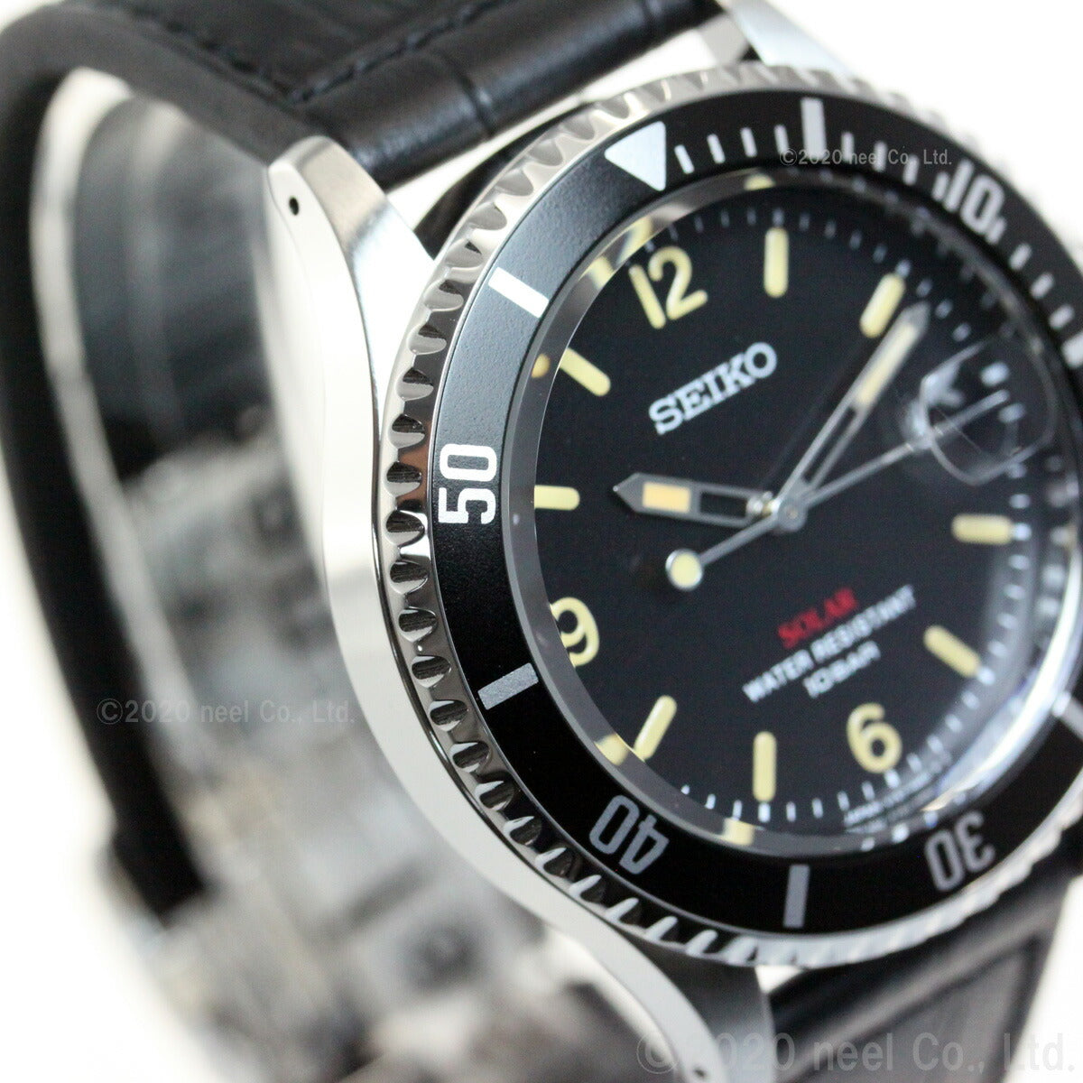 セイコー ソーラー SEIKO SOLAR ショップ限定モデル ヴィンテージデザイン 腕時計 メンズ SZEV013