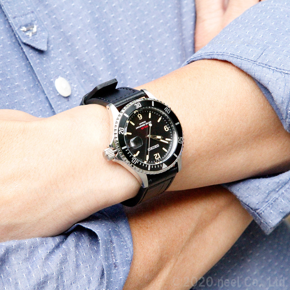 セイコー ソーラー SEIKO SOLAR ショップ限定モデル ヴィンテージデザイン 腕時計 メンズ SZEV013