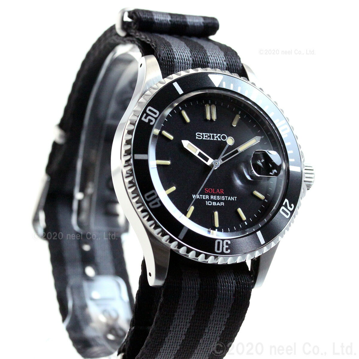 セイコー ソーラー SEIKO SOLAR ショップ限定モデル ヴィンテージデザイン 腕時計 メンズ SZEV014