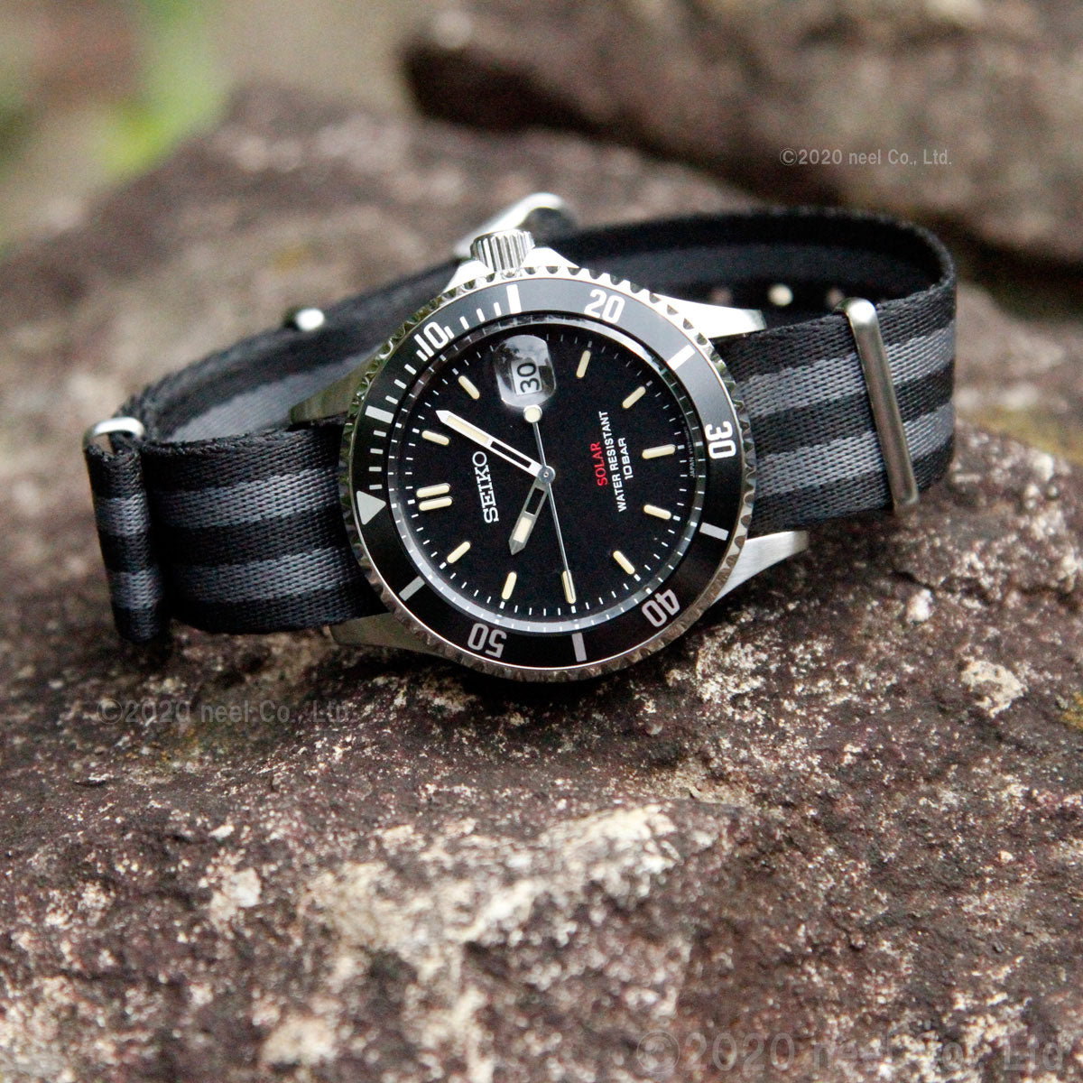 セイコー ソーラー SEIKO SOLAR ショップ限定モデル ヴィンテージデザイン 腕時計 メンズ SZEV014