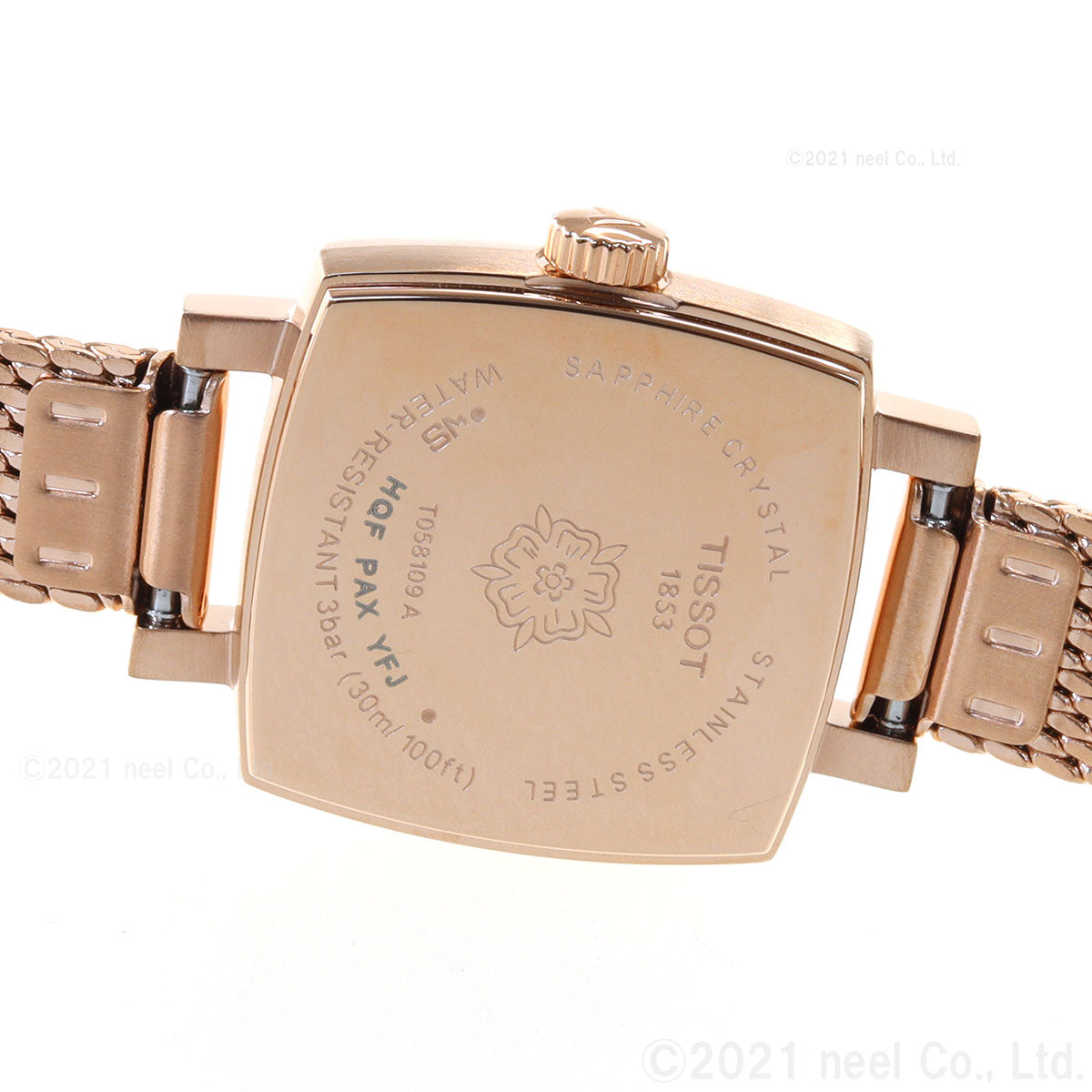 ティソ TISSOT 腕時計 レディース ラブリー スクエア LOVELY SQUARE T058.109.33.456.00