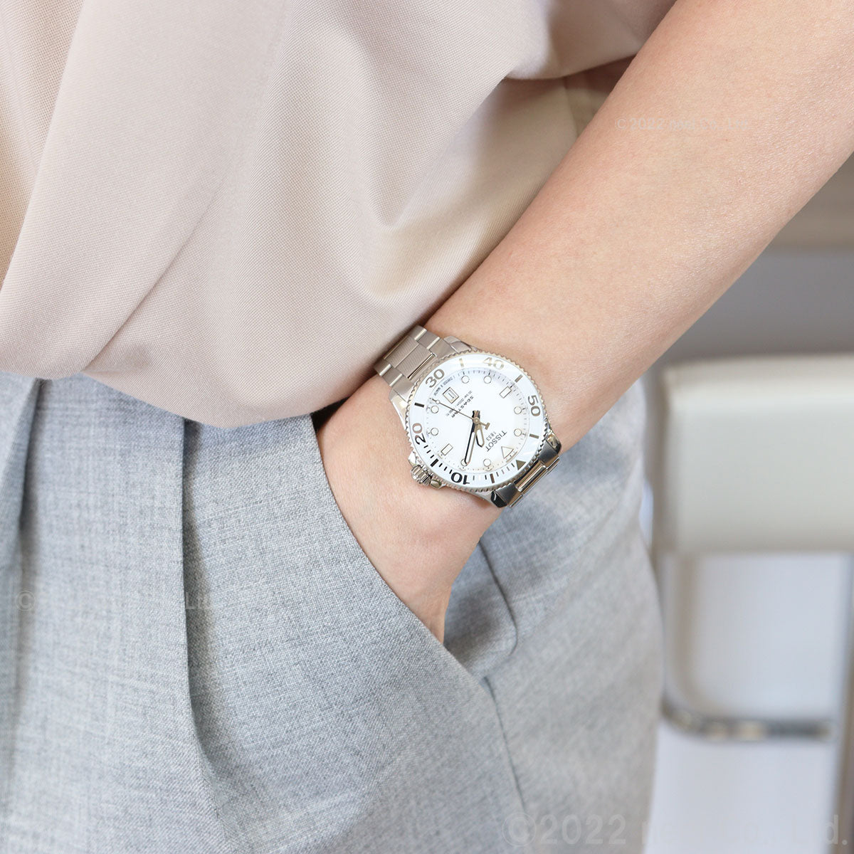 ティソ TISSOT 腕時計 メンズ レディース シースター 1000 クオーツ 36mm SEASTAR 1000 QUARTZ T120.210.11.011.00