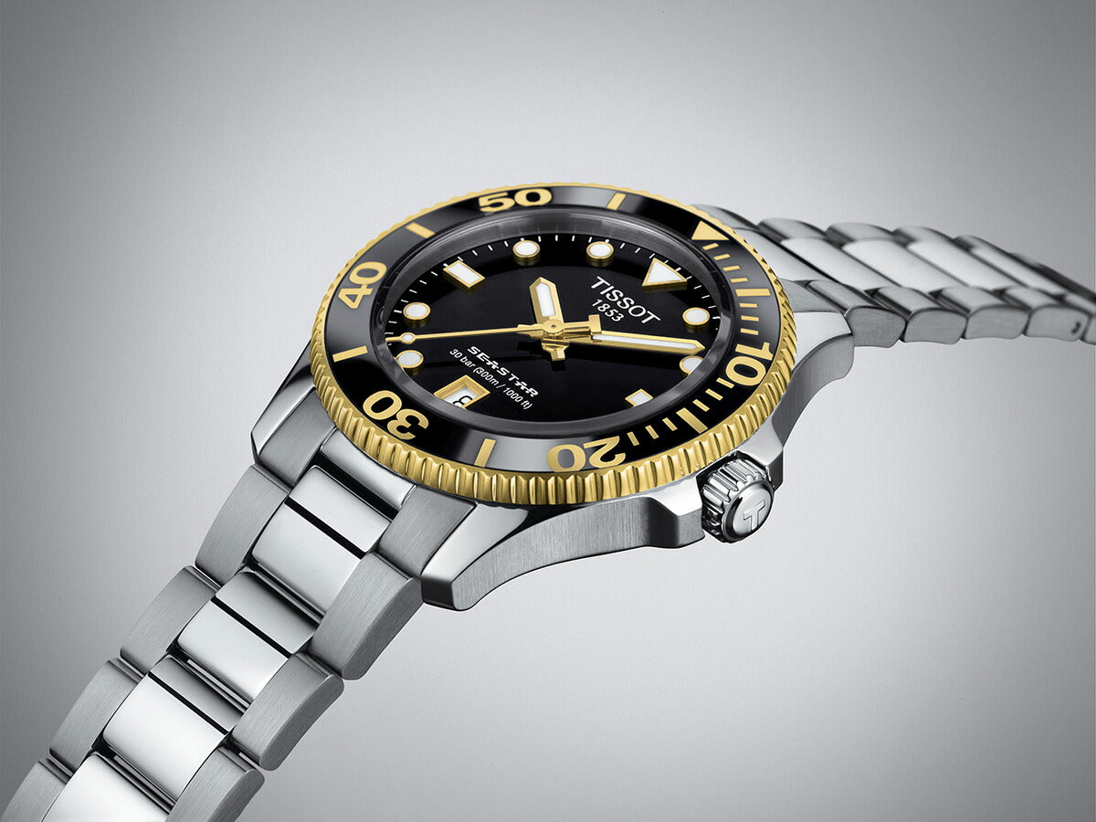 ティソ TISSOT 腕時計 メンズ レディース シースター 1000 クオーツ 36mm SEASTAR 1000 QUARTZ T120.210.21.051.00