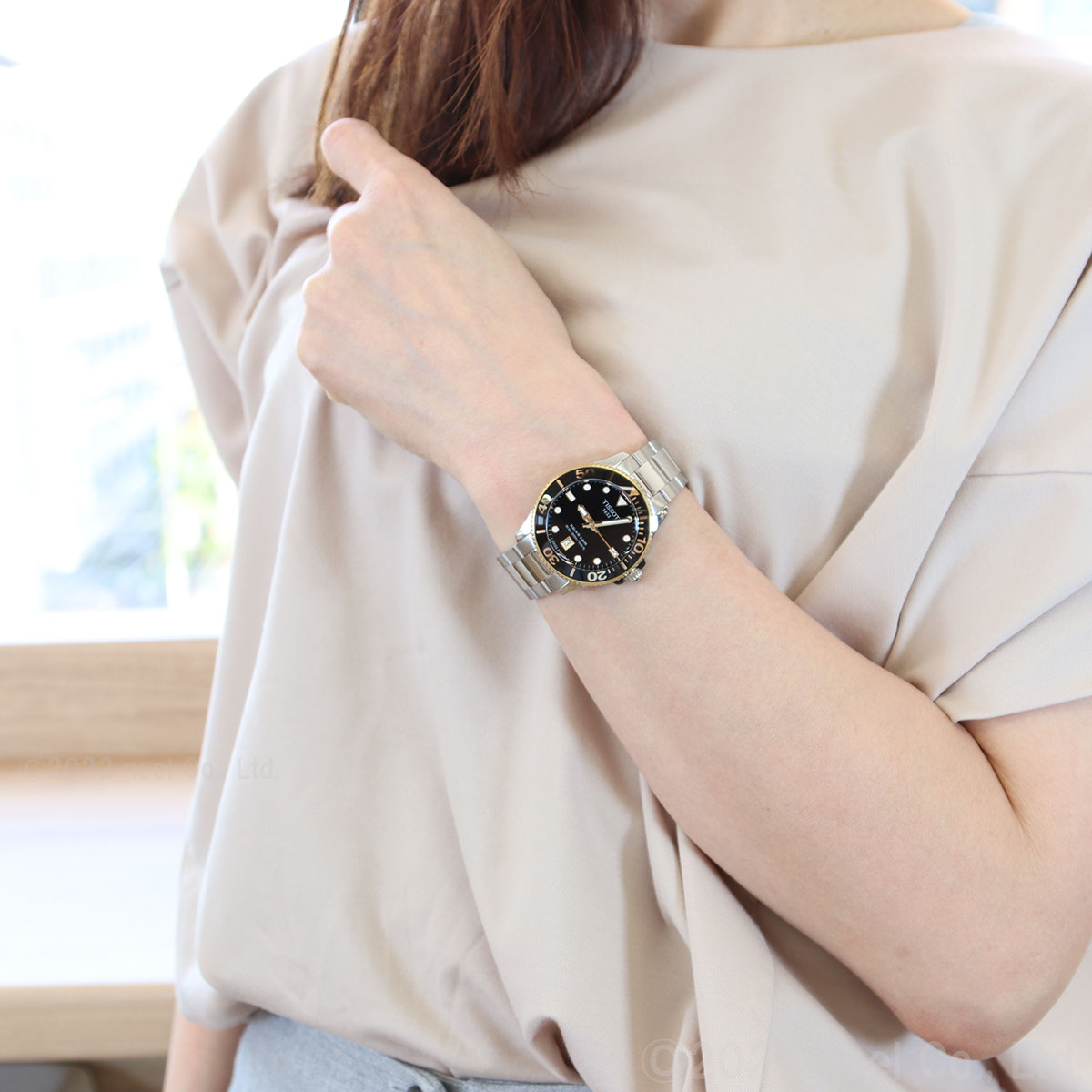 ティソ TISSOT 腕時計 メンズ レディース シースター 1000 クオーツ 36mm SEASTAR 1000 QUARTZ T120.210.21.051.00