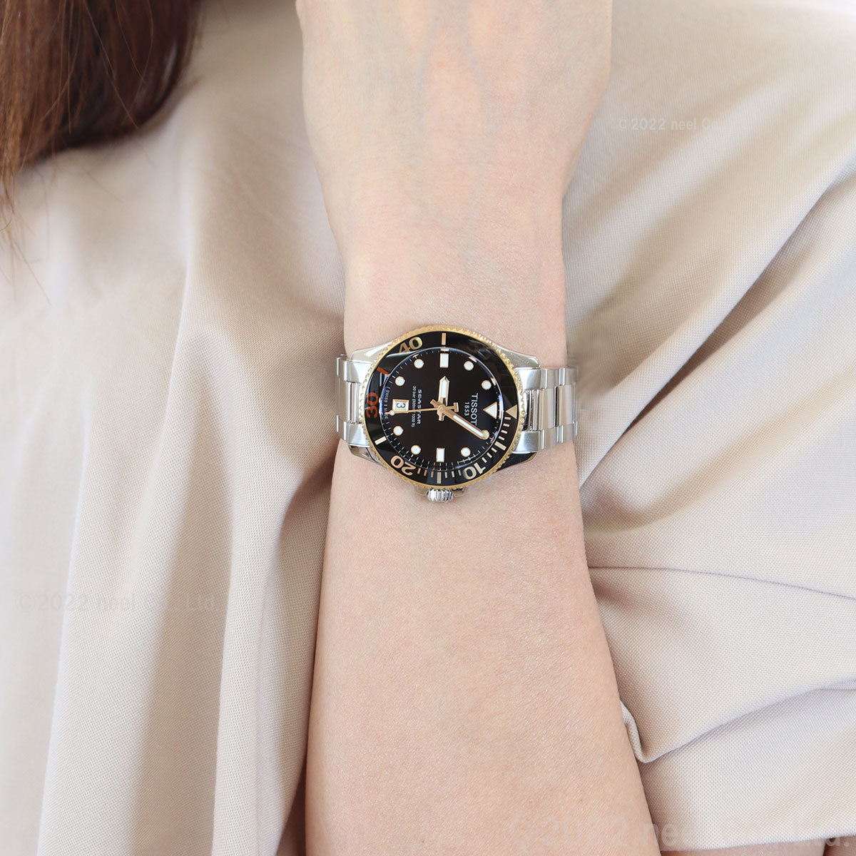 ティソ TISSOT 腕時計 メンズ レディース シースター 1000 クオーツ 36mm SEASTAR 1000 QUARTZ T120.210.21.051.00