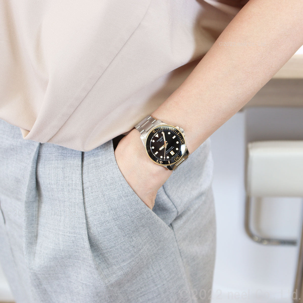 ティソ TISSOT 腕時計 メンズ レディース シースター 1000 クオーツ 36mm SEASTAR 1000 QUARTZ T120.210.21.051.00