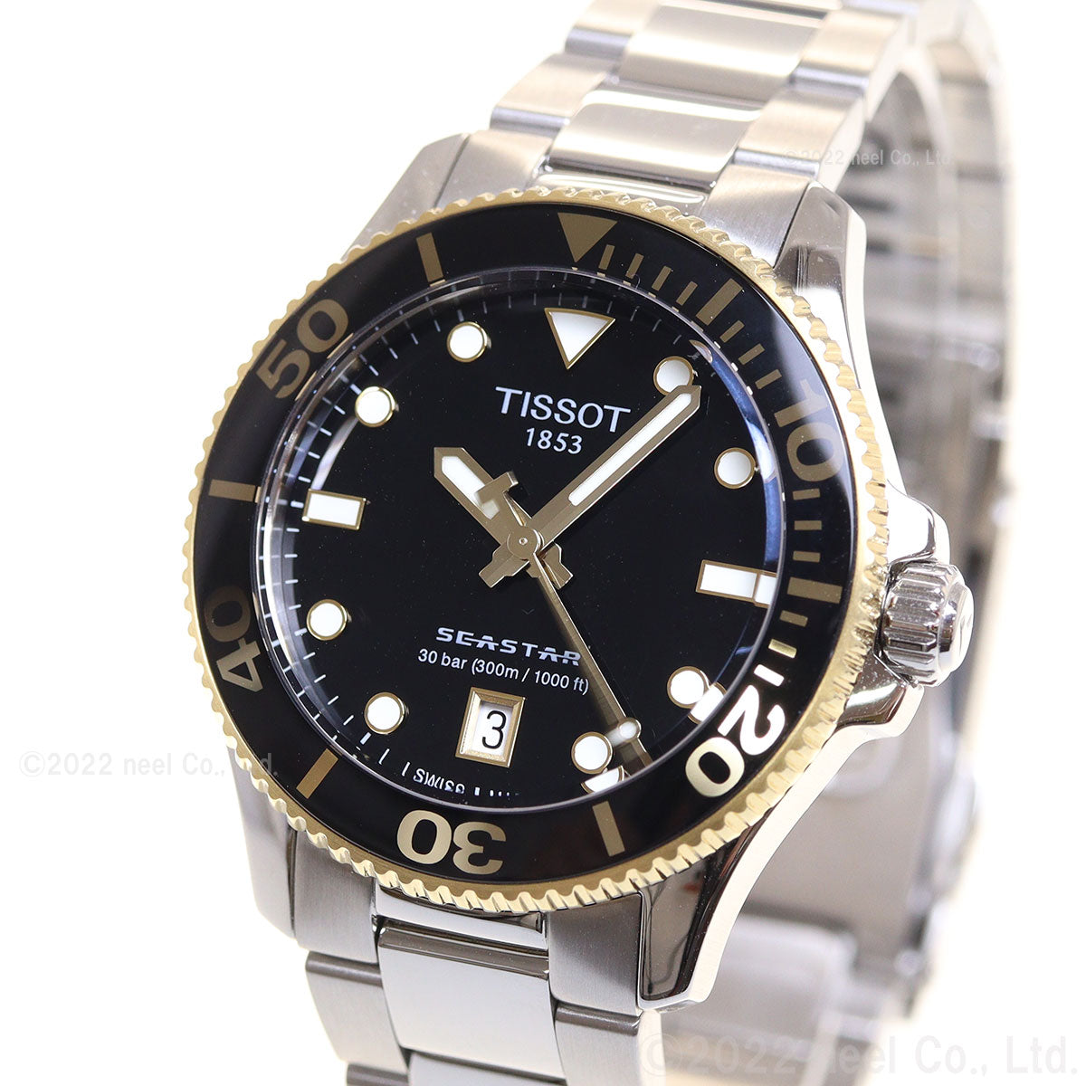 ティソ TISSOT 腕時計 メンズ レディース シースター 1000 クオーツ 36mm SEASTAR 1000 QUARTZ T120.210.21.051.00