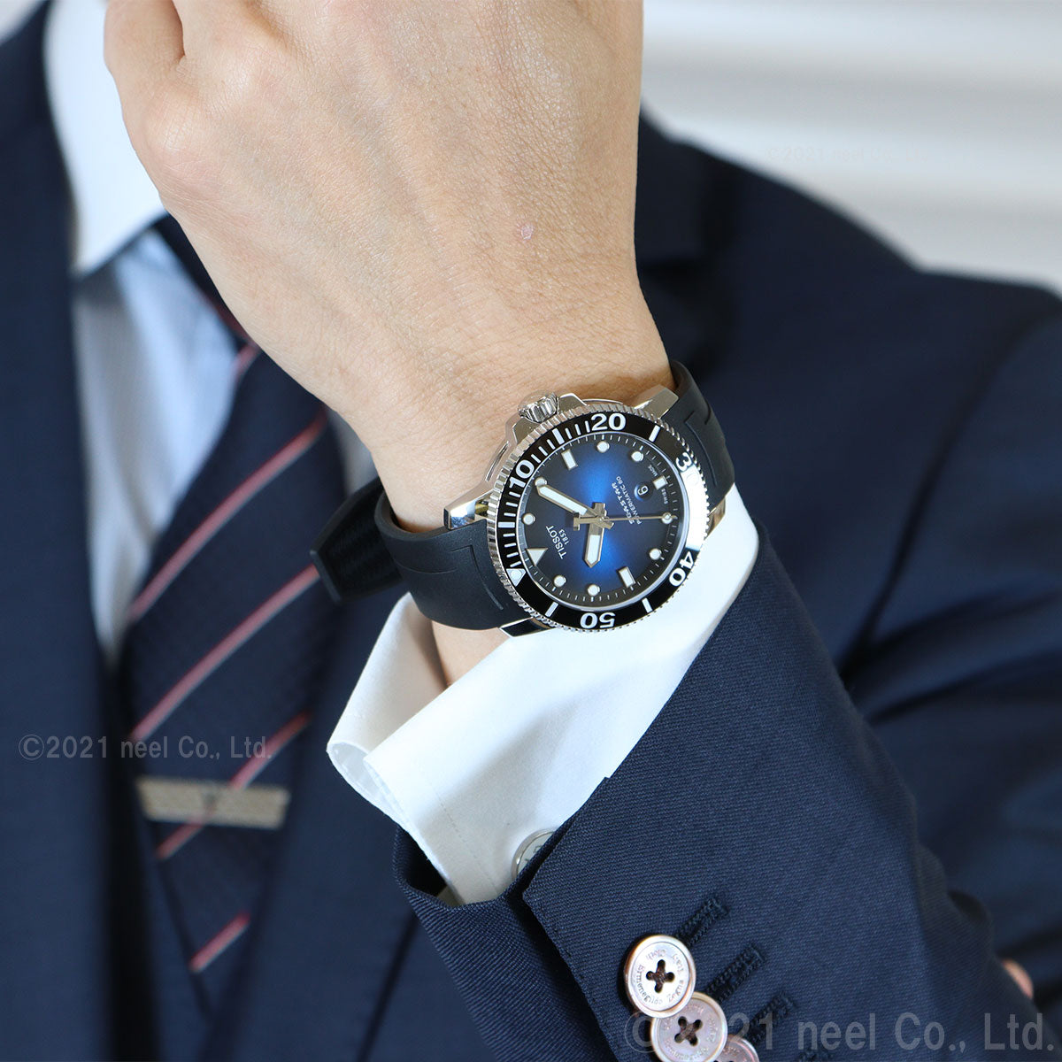 ティソ TISSOT 腕時計 メンズ シースター 1000 オートマティック SEASTAR 1000 POWERMATIC 80 自動巻き T120.407.17.041.00【60回分割手数料無料!】