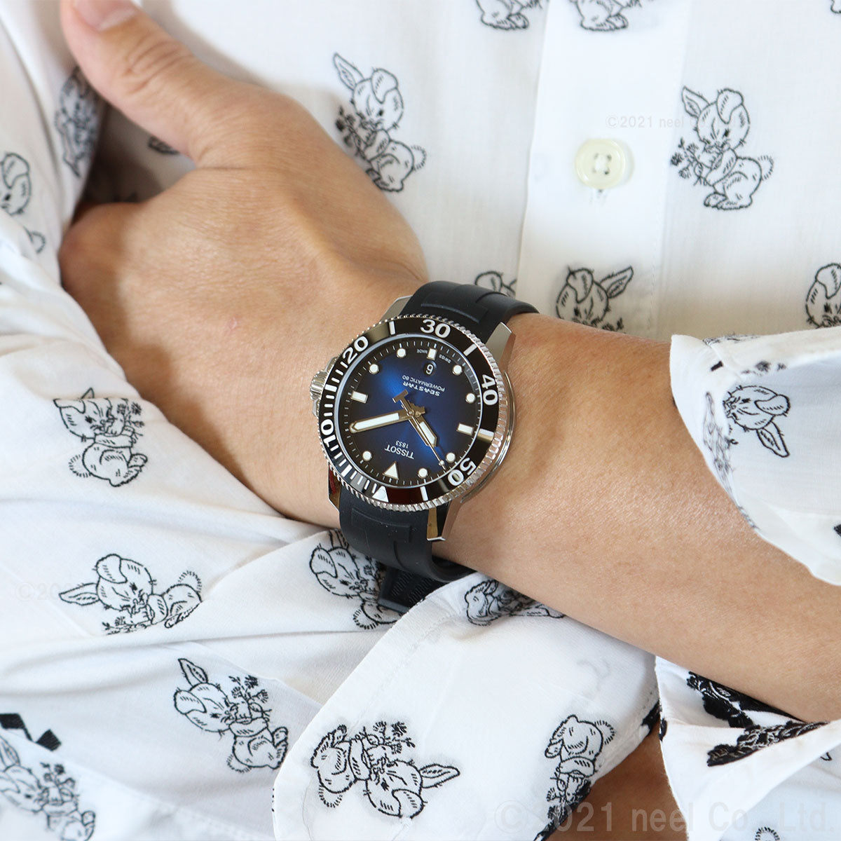 ティソ TISSOT 腕時計 メンズ シースター 1000 オートマティック SEASTAR 1000 POWERMATIC 80 自動巻き T120.407.17.041.00【60回分割手数料無料!】