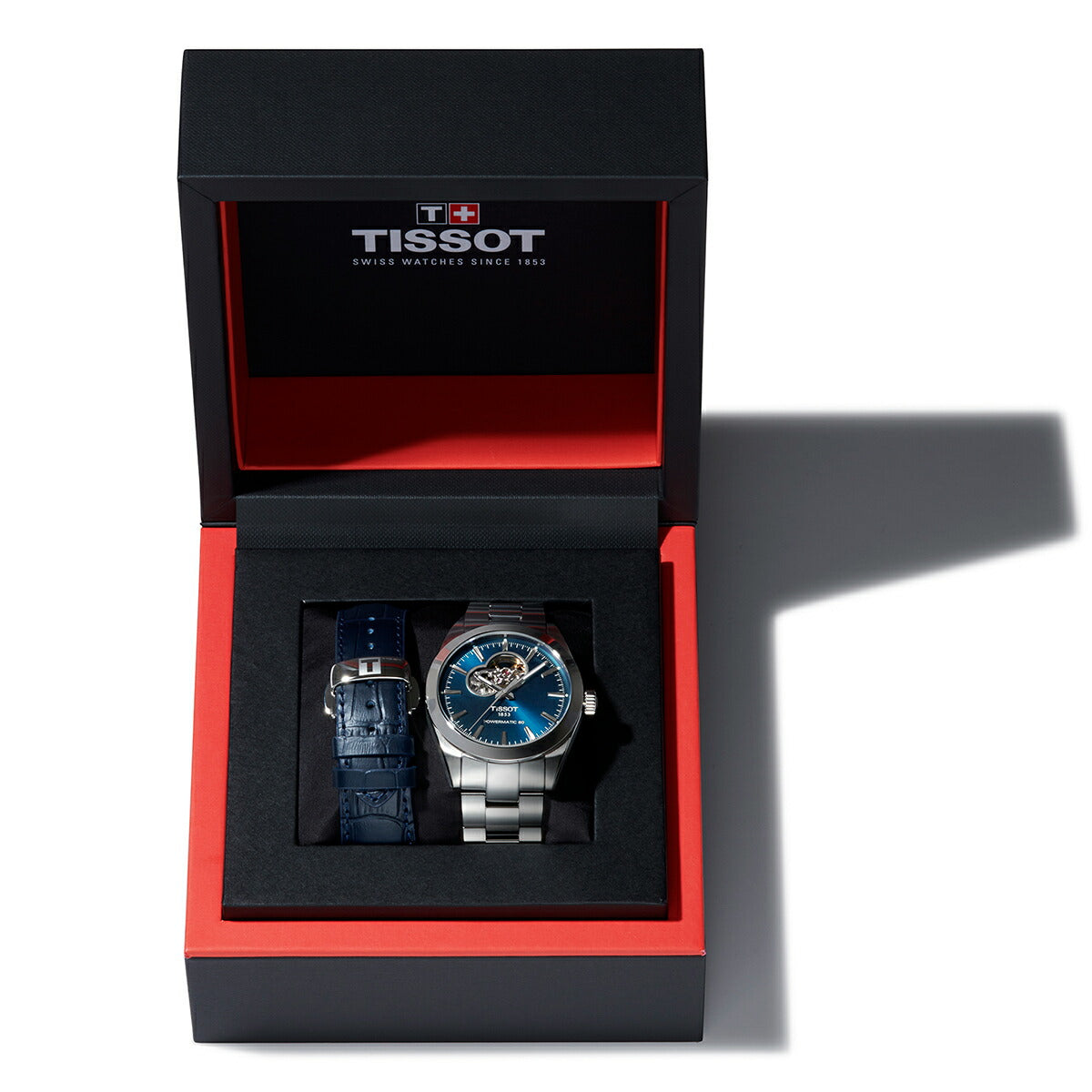 ティソ TISSOT ジェントルマン パワーマティック80 オープンハート 日本限定セット T127.407.11.041.02 腕時計 メンズ 自動巻き GENTLEMAN POWERMATIC 80【60回分割手数料無料!】