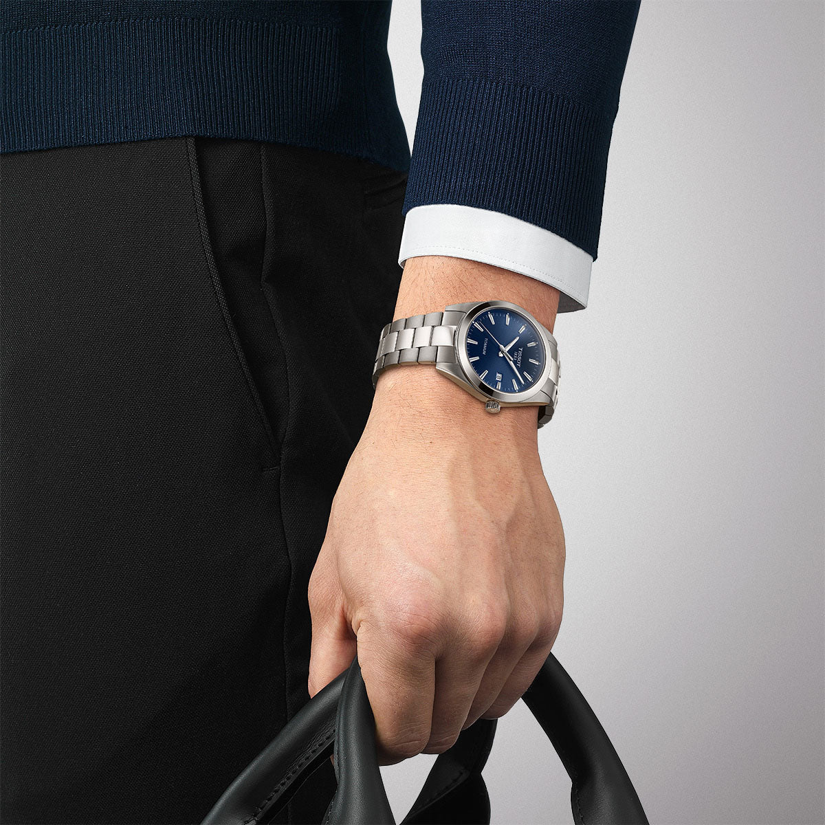 ティソ TISSOT 腕時計 メンズ ジェントルマン チタニウム GENTLEMAN TITANIUM T127.410.44.041.00