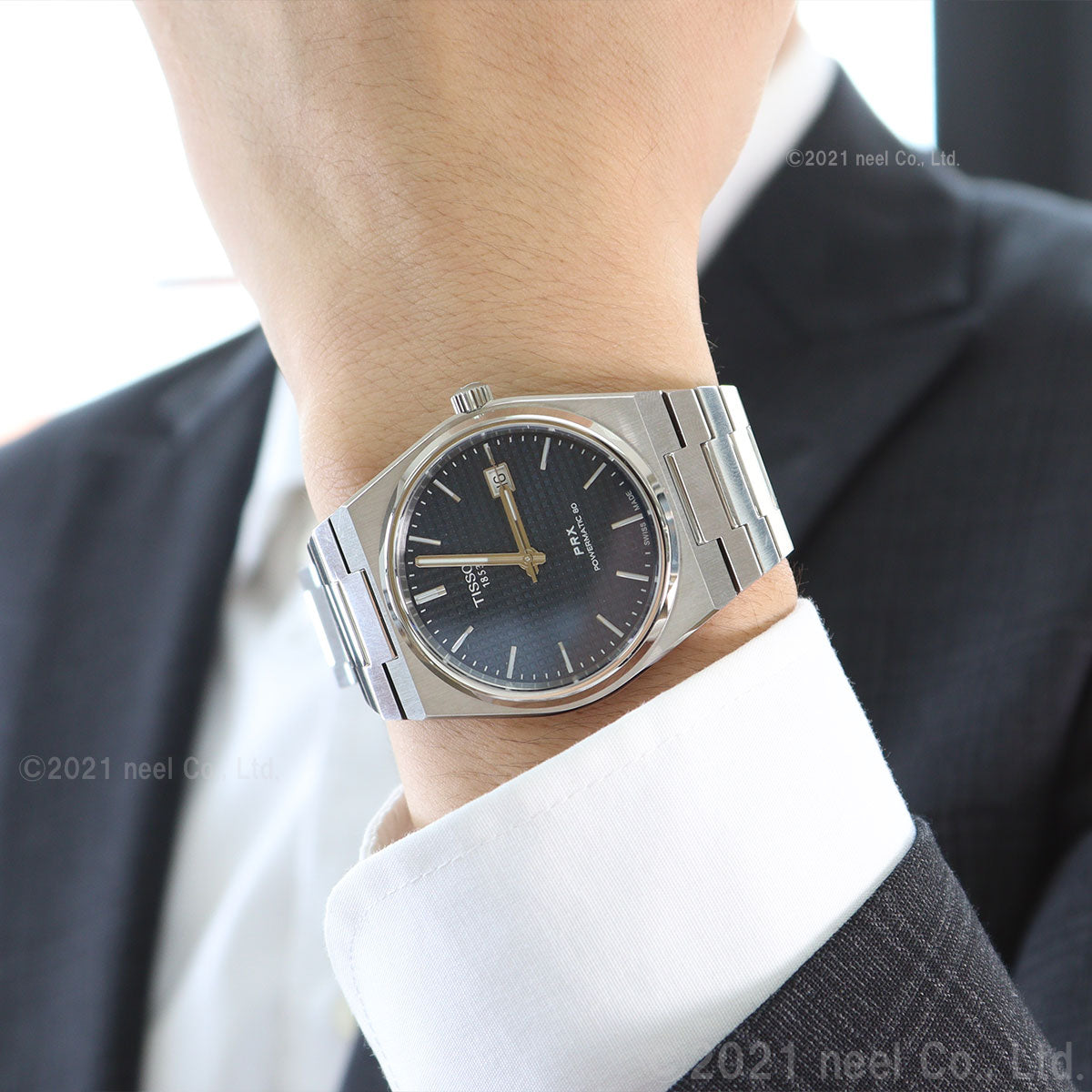 ティソ メンズ 腕時計 TISSOT PRX オートマティック 自動巻 T137.407.11.041.00 AUTOMATIC ブルー シルバー【60回分割手数料無料!】