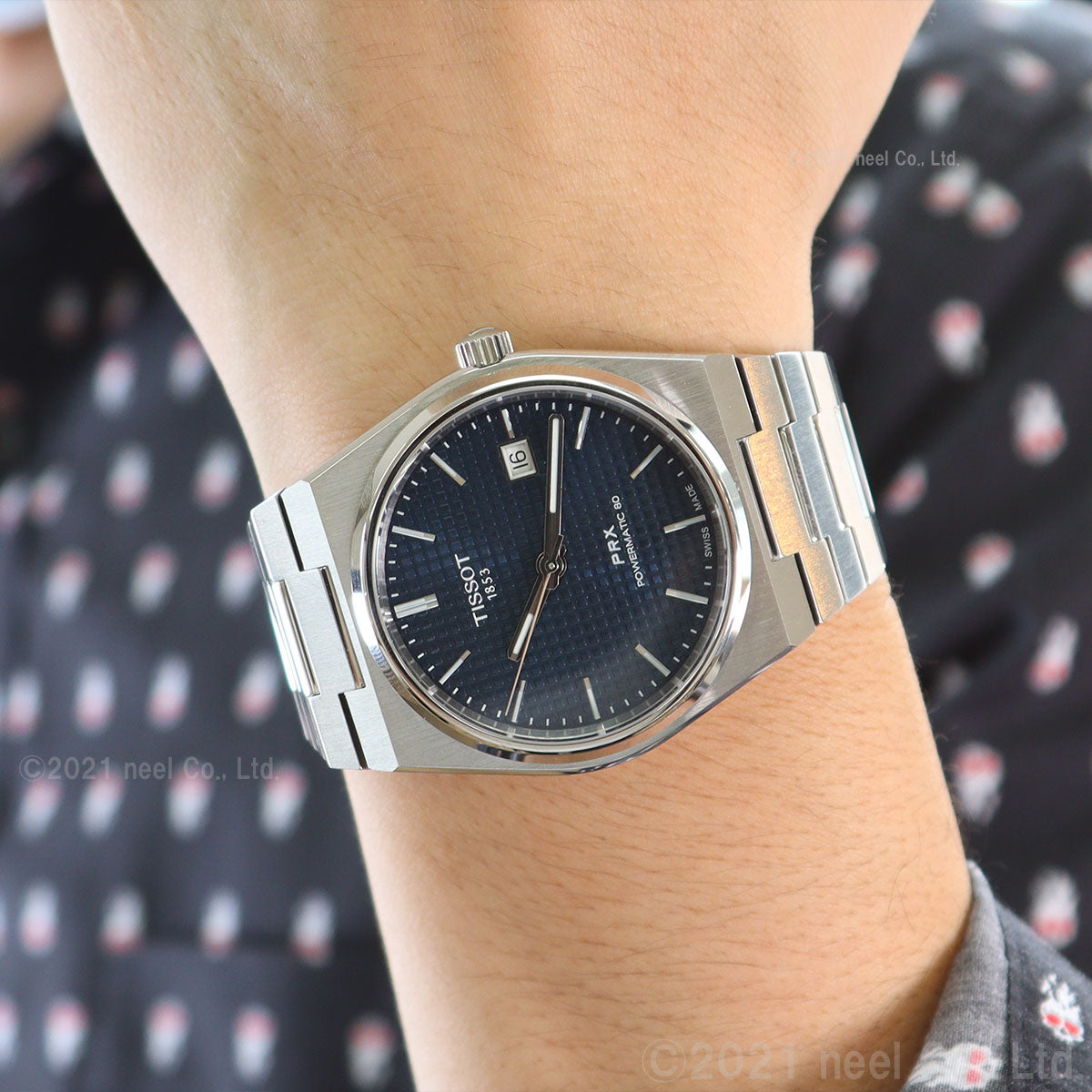 ティソ メンズ 腕時計 TISSOT PRX オートマティック 自動巻 T137.407.11.041.00 AUTOMATIC ブルー シルバー【60回分割手数料無料!】
