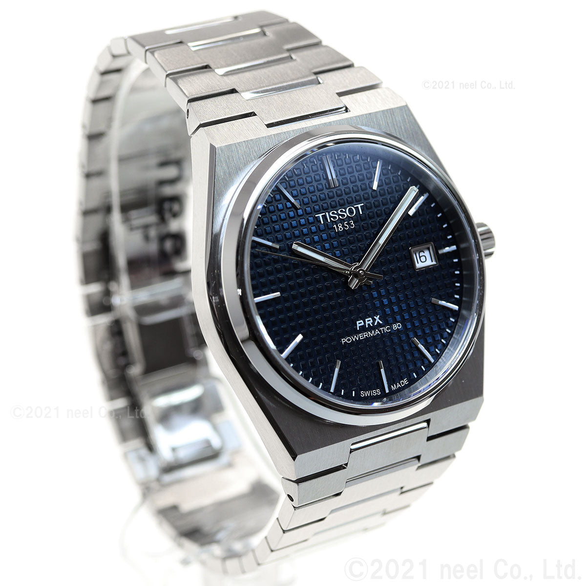 ティソ メンズ 腕時計 TISSOT PRX オートマティック 自動巻 T137.407.11.041.00 AUTOMATIC ブルー シルバー【60回分割手数料無料!】
