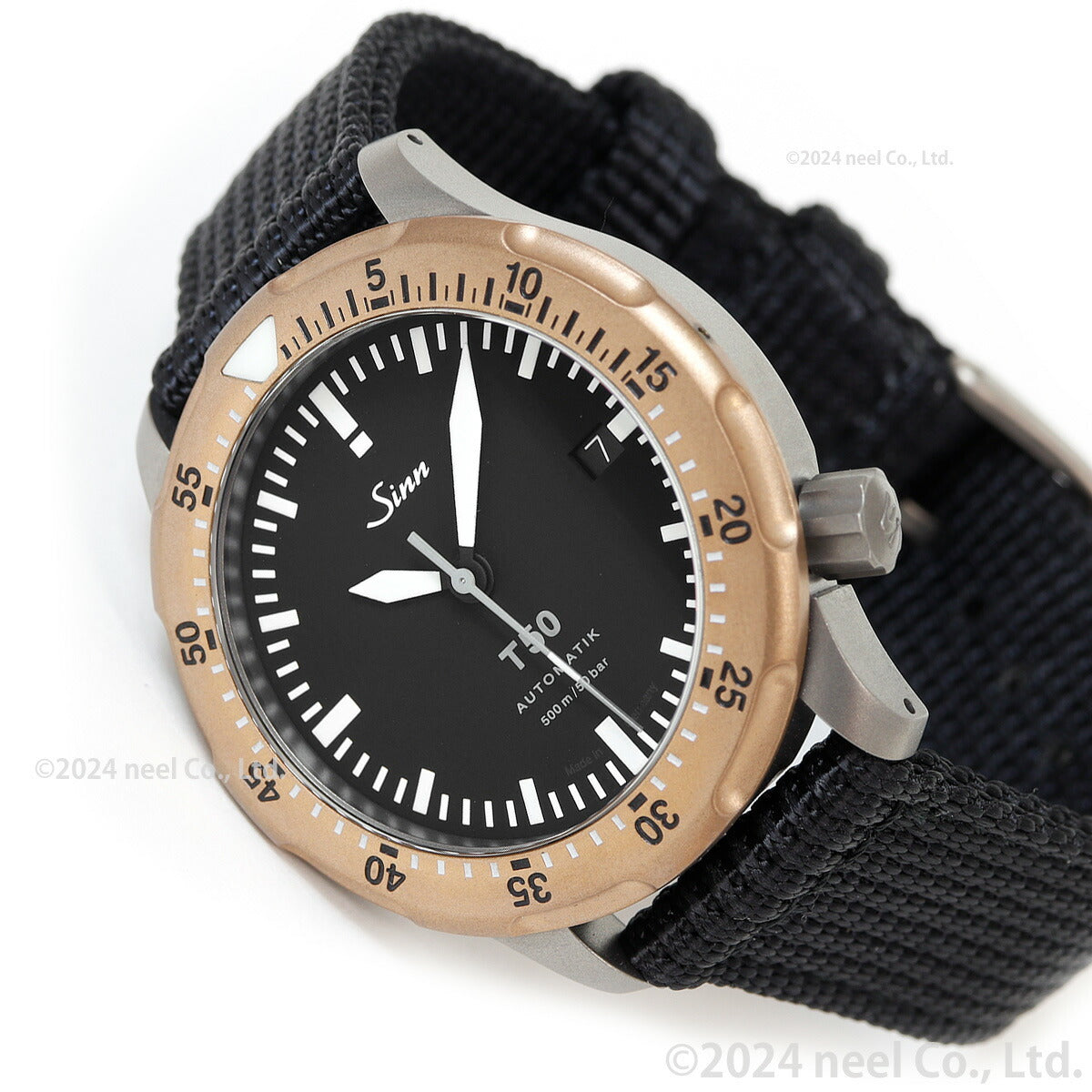 Sinn ジン T50.GBDR 自動巻き 腕時計 メンズ Diving Watches ダイバーズウォッチ テキスタイルストラップ ドイツ製【60回分割手数料無料!】