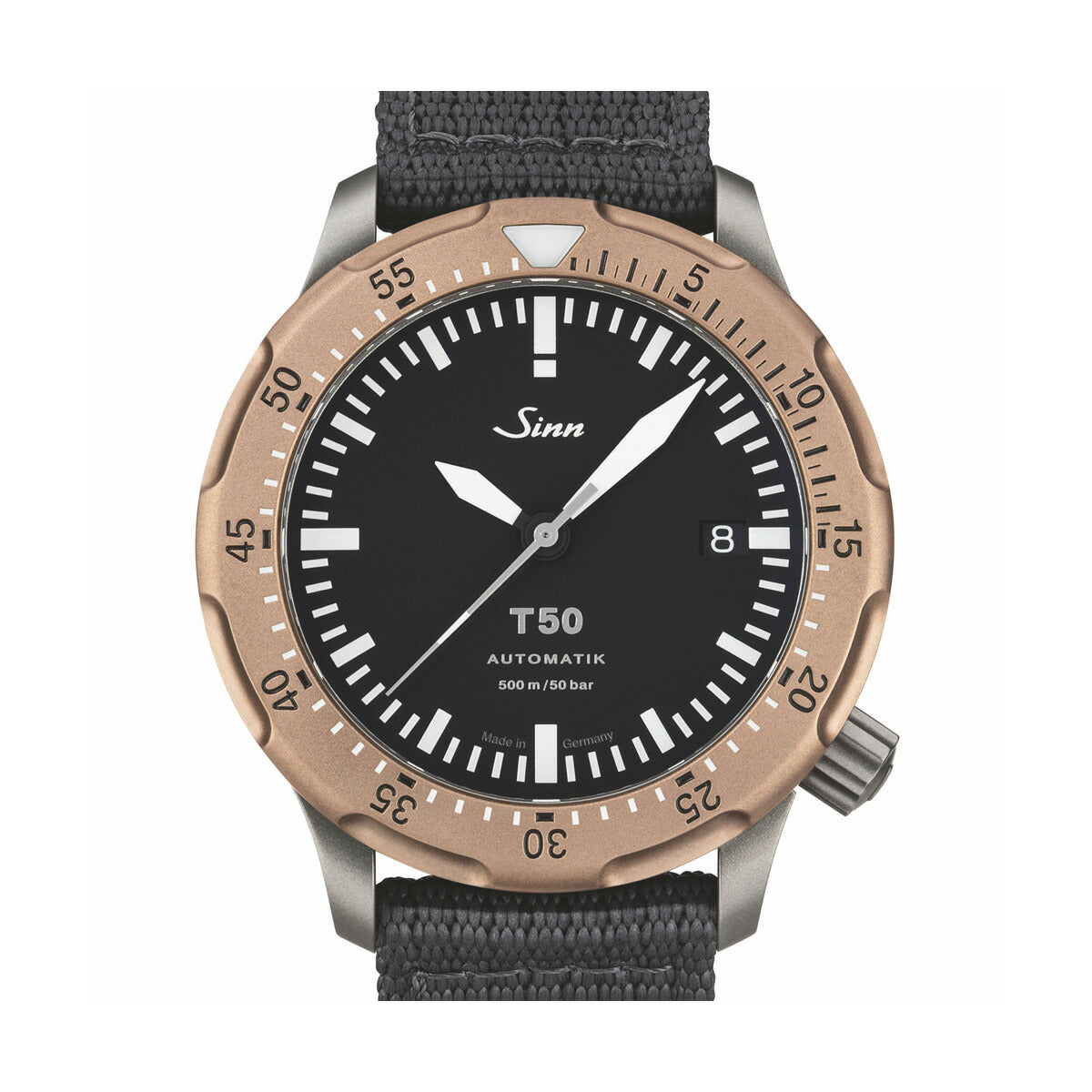 Sinn ジン T50.GBDR 自動巻き 腕時計 メンズ Diving Watches ダイバーズウォッチ テキスタイルストラップ ドイツ製【60回分割手数料無料!】