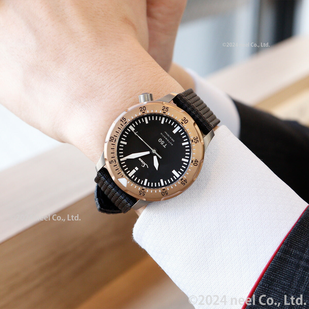 Sinn ジン T50.GBDR 自動巻き 腕時計 メンズ Diving Watches ダイバーズウォッチ テキスタイルストラップ ドイツ製【60回分割手数料無料!】