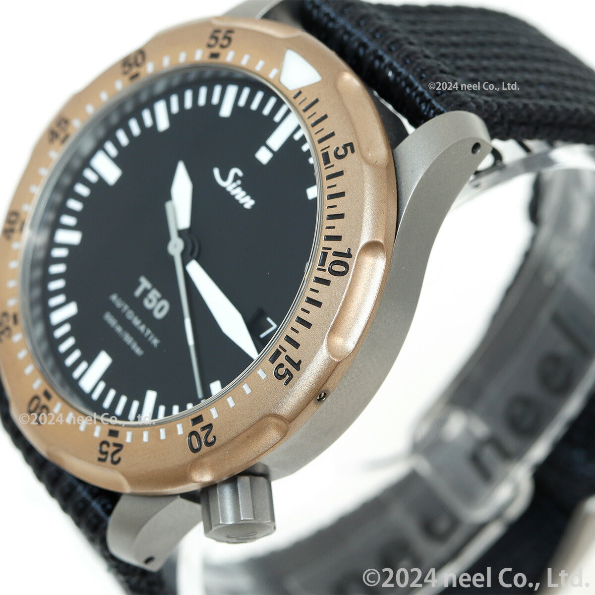 Sinn ジン T50.GBDR 自動巻き 腕時計 メンズ Diving Watches ダイバーズウォッチ テキスタイルストラップ ドイツ製【60回分割手数料無料!】
