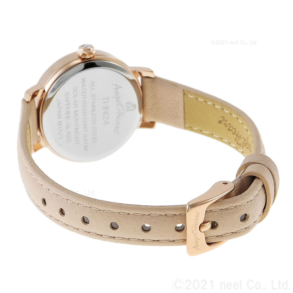 エンジェルハート Angel Heart ソーラー 腕時計 レディース トゥインクルハート Twinkle Heart THN24P-PK