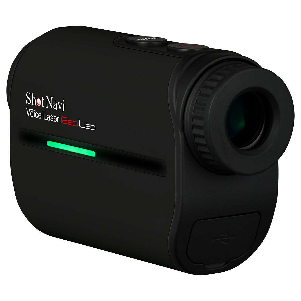 ショットナビ Shot Navi ボイスレーザー レッドレオ Voice Laser Red Leo ゴルフ レーザー 距離測定器 距離計測器 ブラック