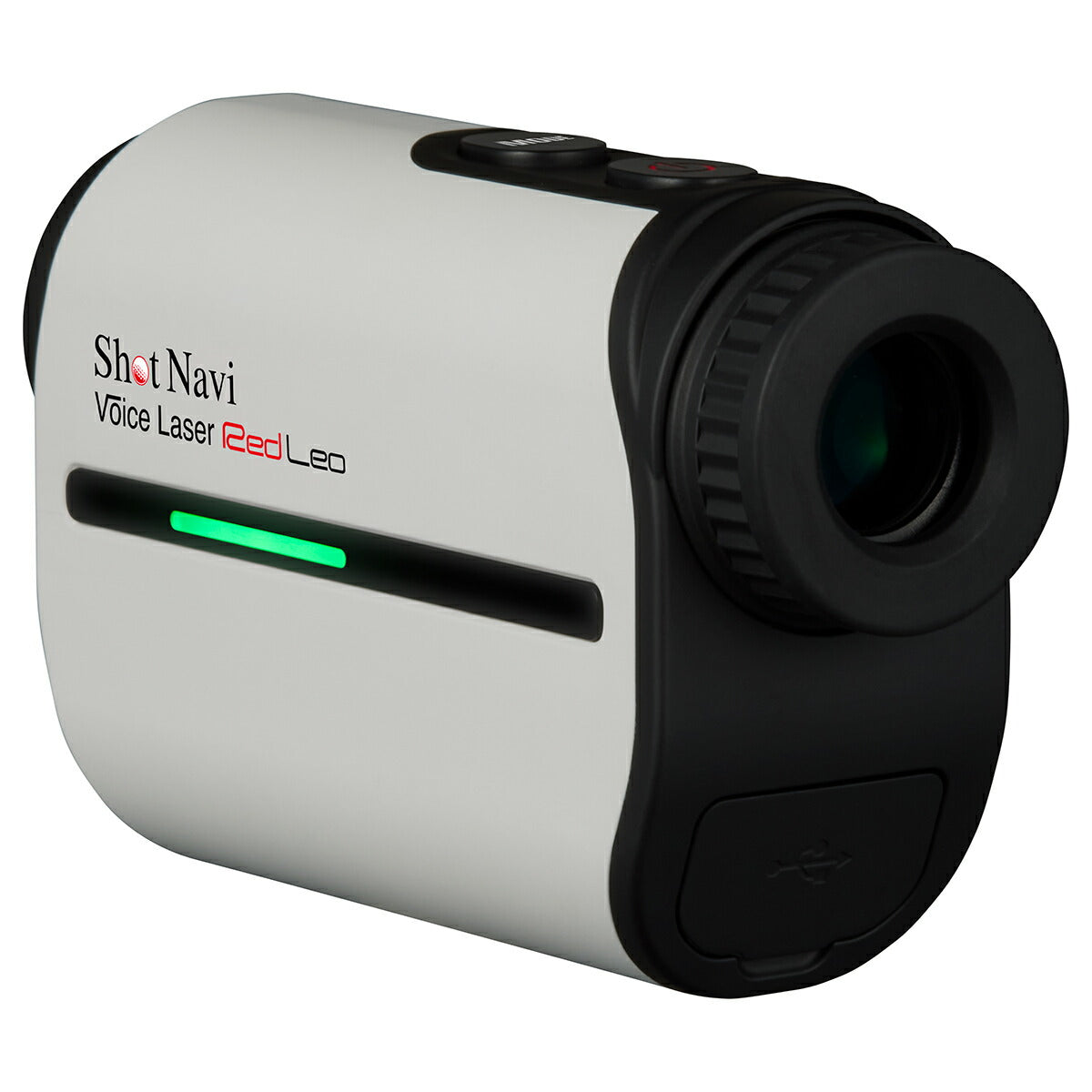 ショットナビ Shot Navi ボイスレーザー レッドレオ Voice Laser Red Leo ゴルフ レーザー 距離測定器 距離計測器 ホワイト