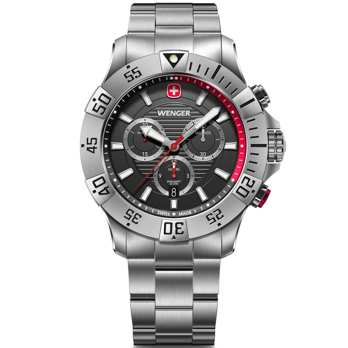 ウェンガー WENGER Seaforce Chrono シーフォース クロノグラフ 腕時計 メンズ 01.0643.123