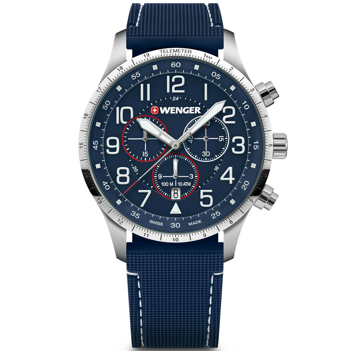 ウェンガー WENGER Attitude Chrono アティテュード クロノグラフ 腕時計 メンズ 01.1543.117