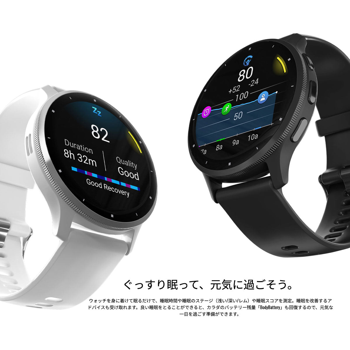 ガーミン GARMIN Venu 3S ヴェニュー 3S GPS スマートウォッチ ライフログ フィットネス 腕時計 レディース 010-02785-40 Black Sesame/Slate