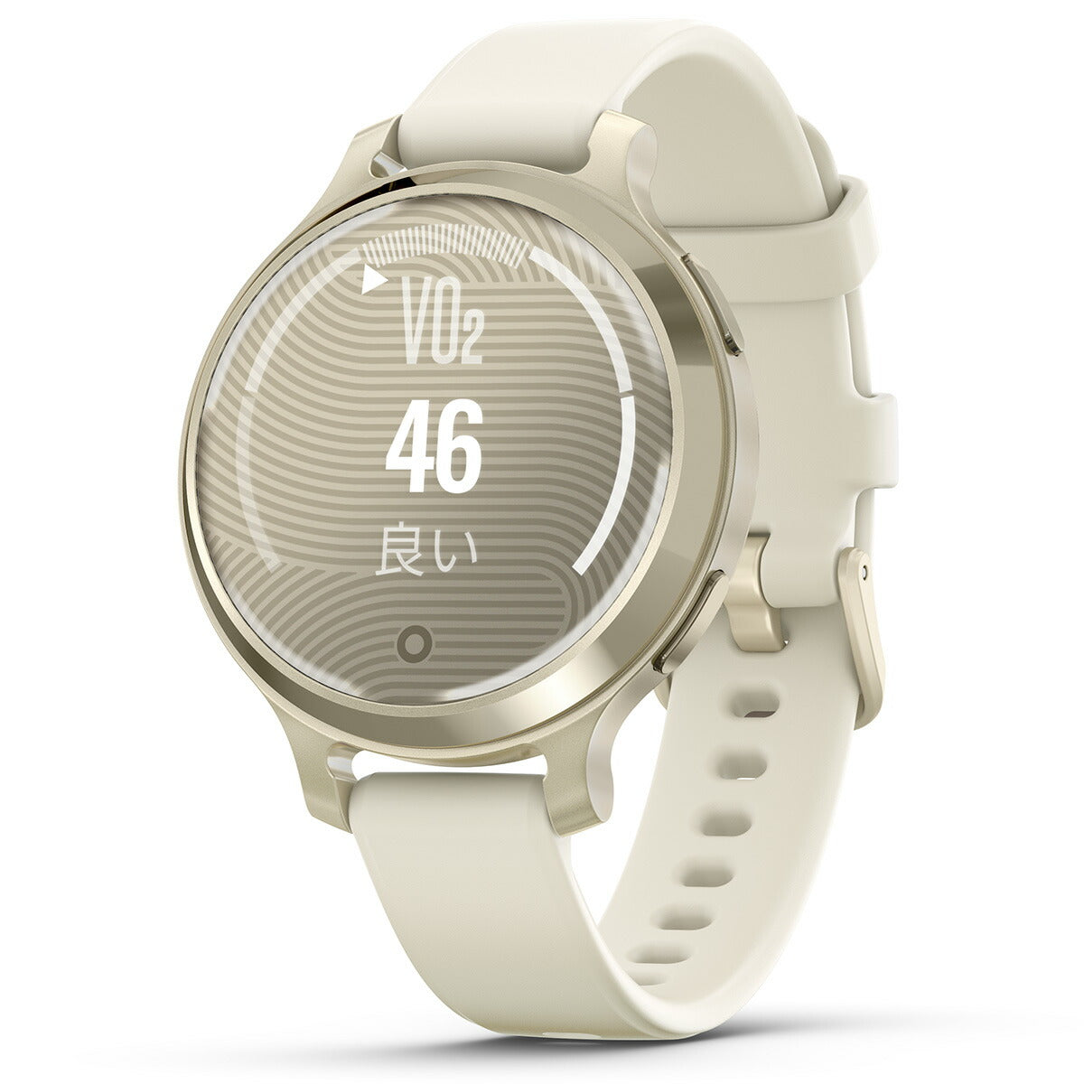 ガーミン GARMIN Lily 2 Active リリー2 アクティブ GPS スマートウォッチ ウェアラブル 腕時計 レディース 010-02891-40 Bone / Lunar Gold【2024 新作】