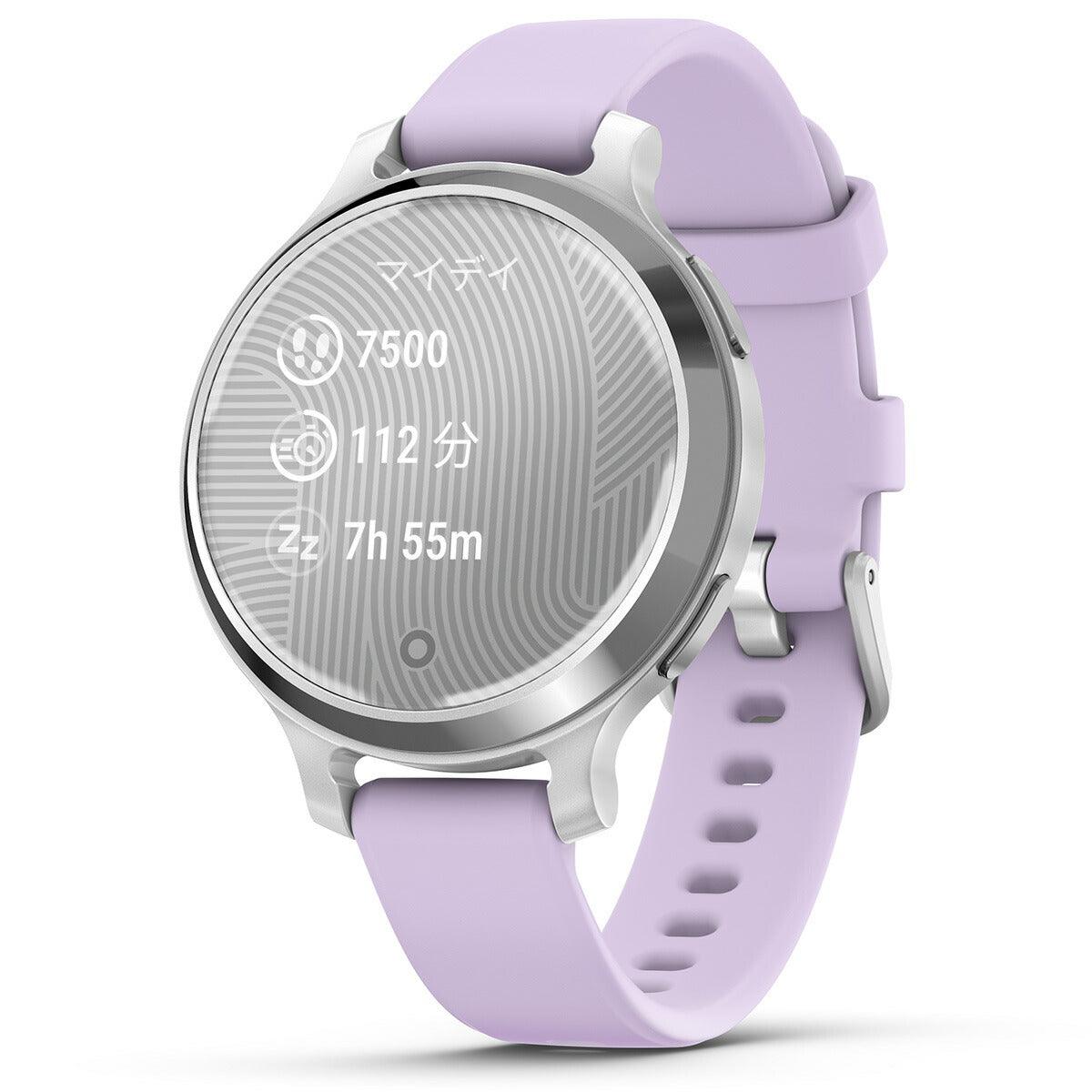 ガーミン GARMIN Lily 2 Active リリー2 アクティブ GPS スマートウォッチ ウェアラブル 腕時計 レディース 010-02891-41 Jasmine Purple / Silver【2024 新作】