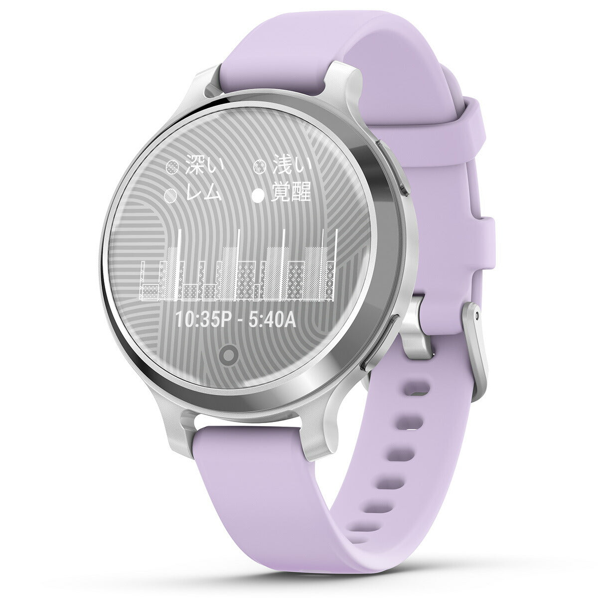 ガーミン GARMIN Lily 2 Active リリー2 アクティブ GPS スマートウォッチ ウェアラブル 腕時計 レディース 010-02891-41 Jasmine Purple / Silver【2024 新作】