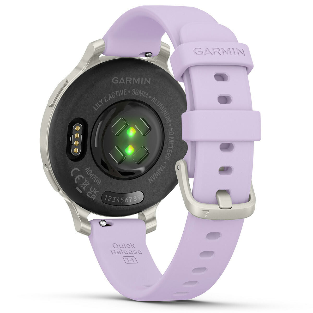 ガーミン GARMIN Lily 2 Active リリー2 アクティブ GPS スマートウォッチ ウェアラブル 腕時計 レディース 010-02891-41 Jasmine Purple / Silver【2024 新作】