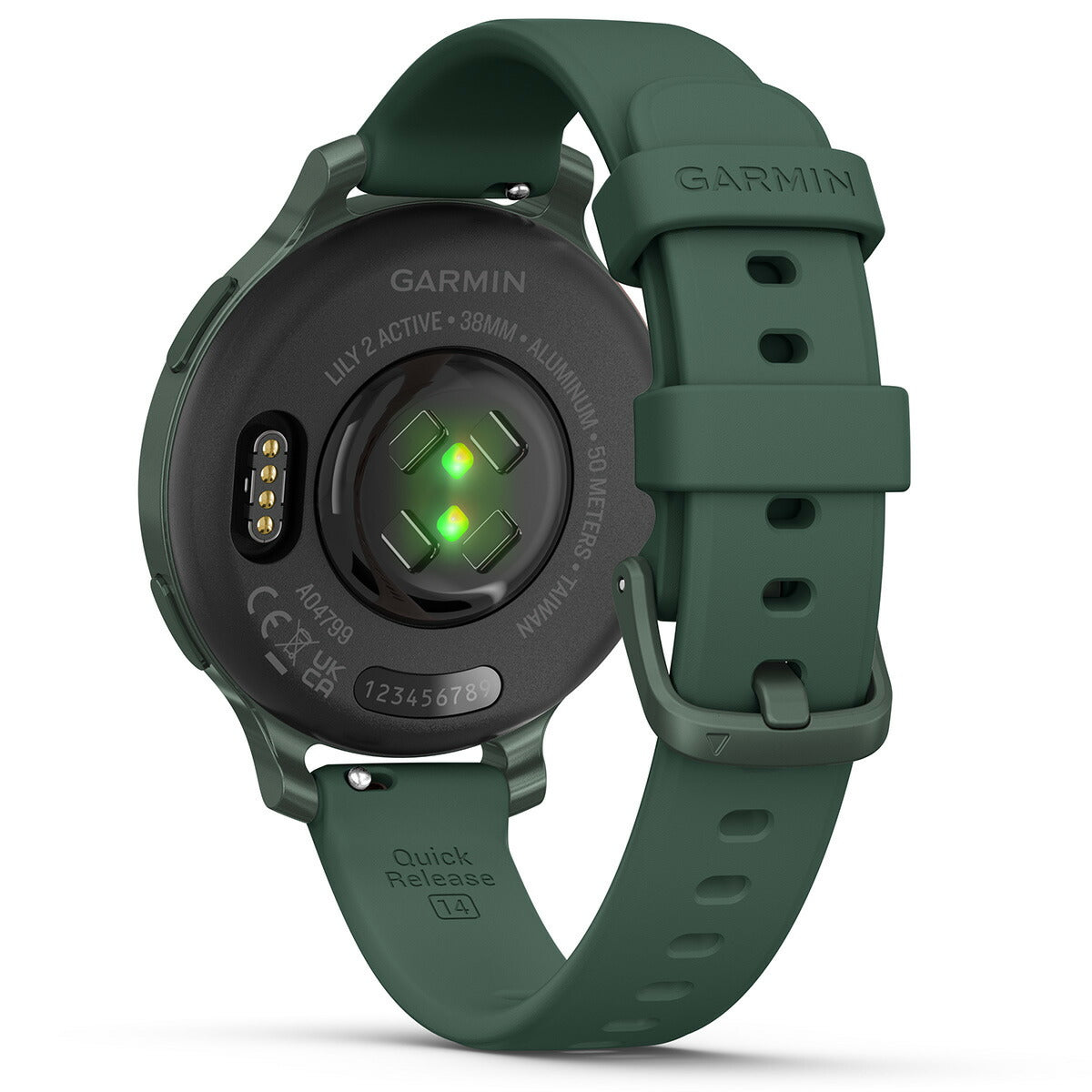 ガーミン GARMIN Lily 2 Active リリー2 アクティブ GPS スマートウォッチ ウェアラブル 腕時計 レディース 010-02891-42 Jasper Green / Metallic Green【2024 新作】