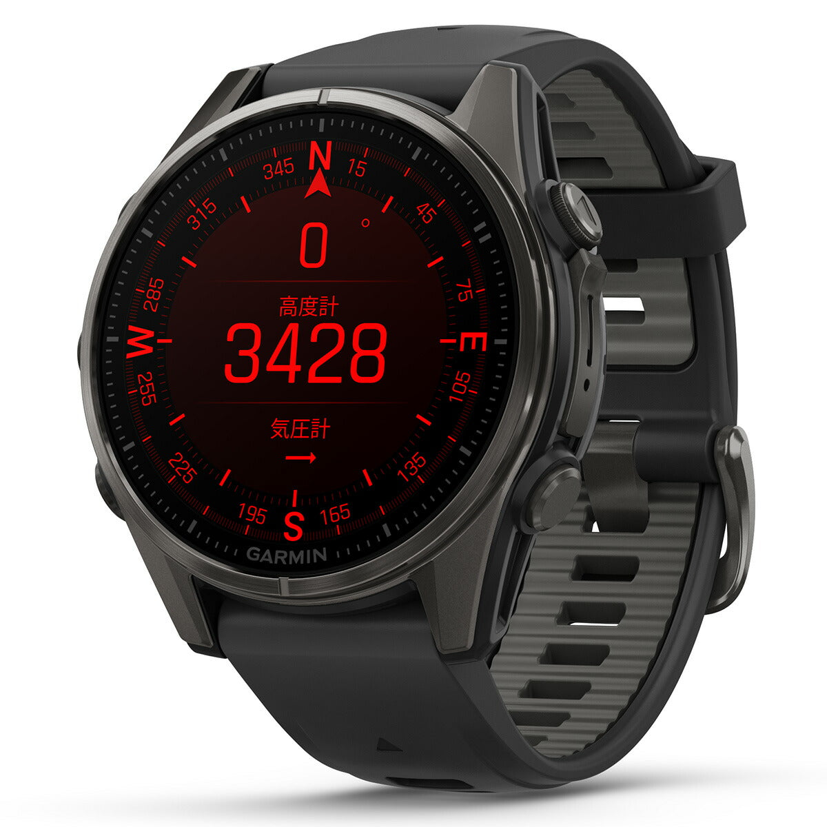 ガーミン GARMIN fenix 8 AMOLED 43mm フェニックス8 アモレッド 43ミリ GPS スマートウォッチ 腕時計 010-02903-27 Ti Carbon Gray DLC / Black【2024 新作】