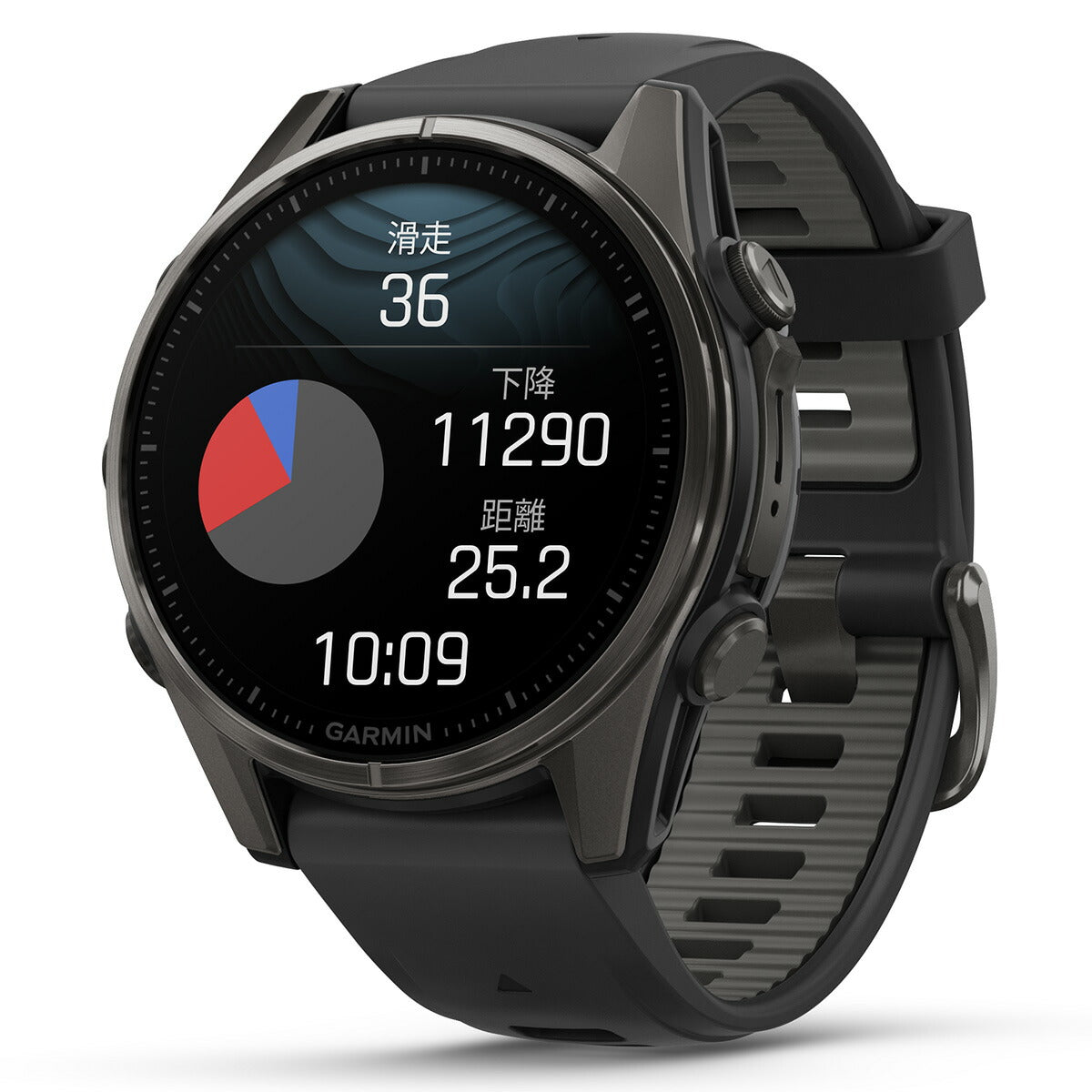 ガーミン GARMIN fenix 8 AMOLED 43mm フェニックス8 アモレッド 43ミリ GPS スマートウォッチ 腕時計 010-02903-27 Ti Carbon Gray DLC / Black【2024 新作】