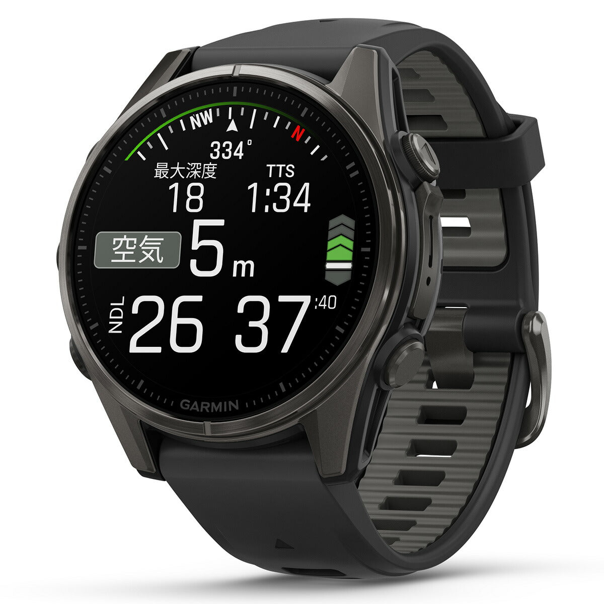 ガーミン GARMIN fenix 8 AMOLED 43mm フェニックス8 アモレッド 43ミリ GPS スマートウォッチ 腕時計 010-02903-27 Ti Carbon Gray DLC / Black【2024 新作】