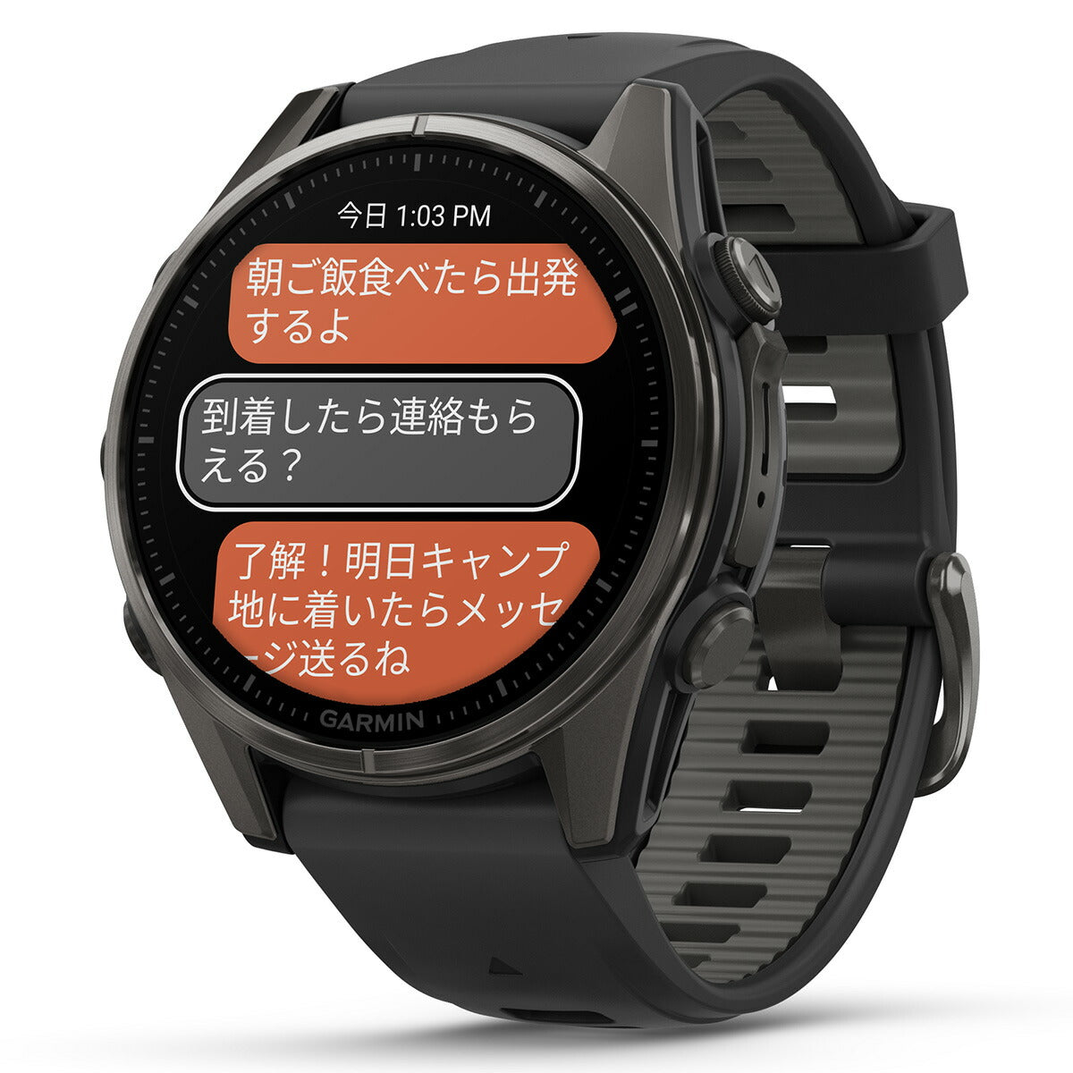 ガーミン GARMIN fenix 8 AMOLED 43mm フェニックス8 アモレッド 43ミリ GPS スマートウォッチ 腕時計 010-02903-27 Ti Carbon Gray DLC / Black【2024 新作】