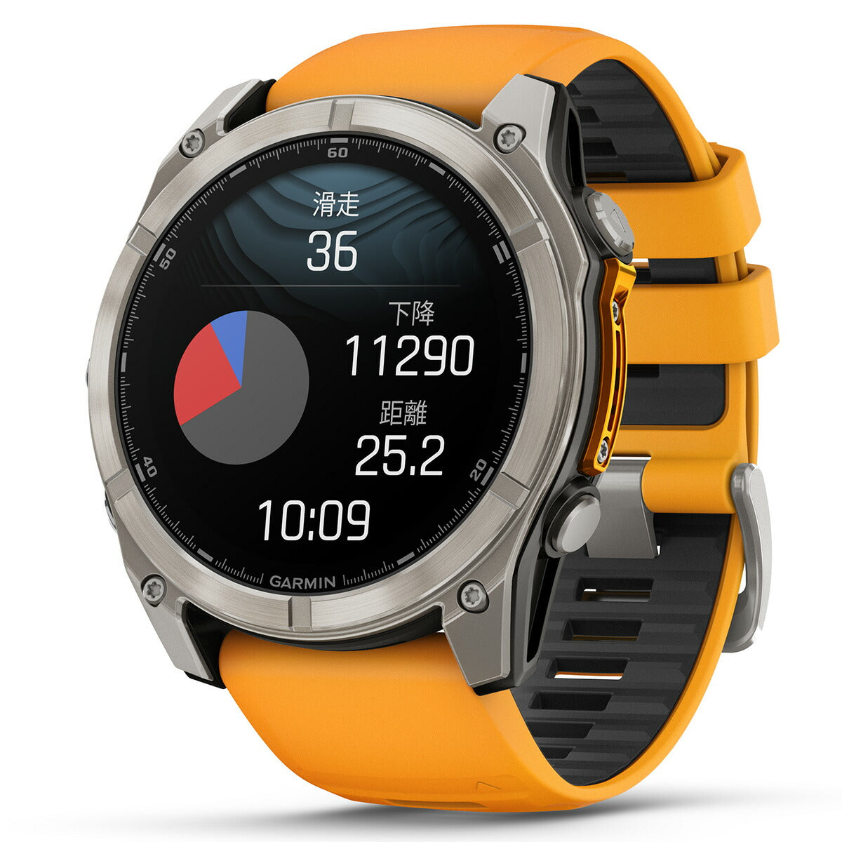 ガーミン GARMIN fenix 8 AMOLED 51mm フェニックス8 アモレッド 51ミリ GPS スマートウォッチ 腕時計 010-02905-50 Ti / Orange【2024 新作】