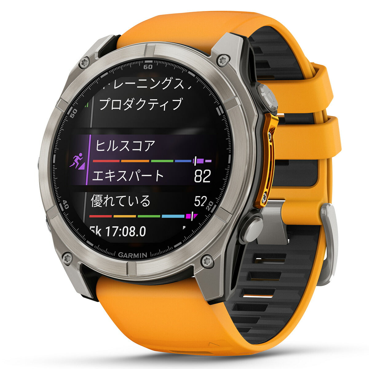 ガーミン GARMIN fenix 8 AMOLED 51mm フェニックス8 アモレッド 51ミリ GPS スマートウォッチ 腕時計 010-02905-50 Ti / Orange【2024 新作】