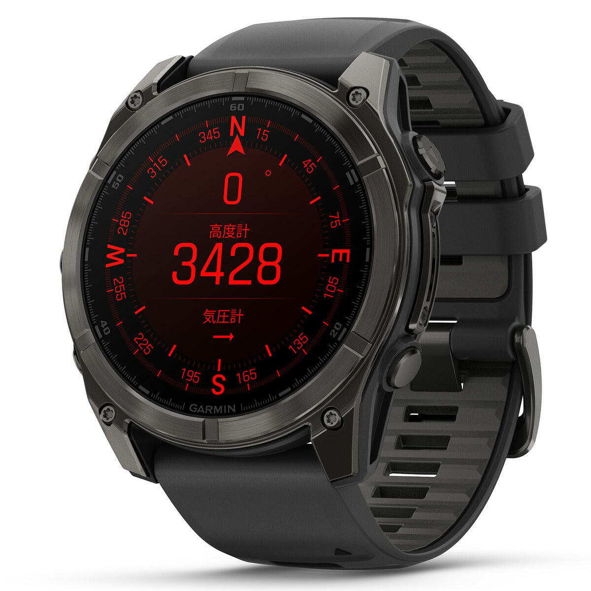 ガーミン GARMIN fenix 8 AMOLED 51mm フェニックス8 アモレッド 51ミリ GPS スマートウォッチ 腕時計 010-02905-62 Ti Carbon Gray DLC / Black【2024 新作】