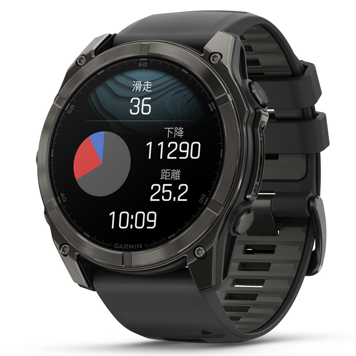 ガーミン GARMIN fenix 8 AMOLED 51mm フェニックス8 アモレッド 51ミリ GPS スマートウォッチ 腕時計 010-02905-62 Ti Carbon Gray DLC / Black【2024 新作】