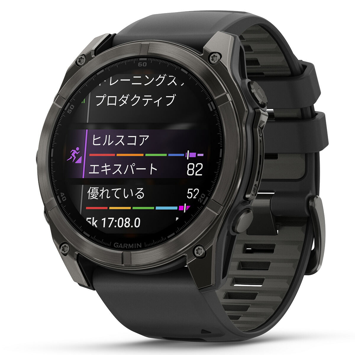 ガーミン GARMIN fenix 8 AMOLED 51mm フェニックス8 アモレッド 51ミリ GPS スマートウォッチ 腕時計 010-02905-62 Ti Carbon Gray DLC / Black【2024 新作】