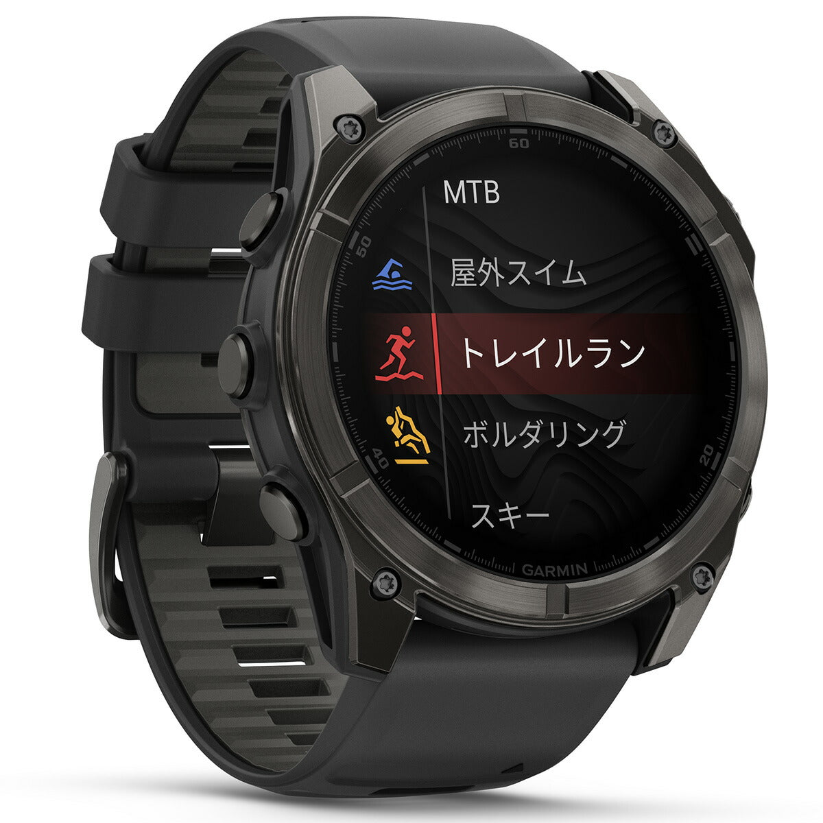 ガーミン GARMIN fenix 8 AMOLED 51mm フェニックス8 アモレッド 51ミリ GPS スマートウォッチ 腕時計 010-02905-62 Ti Carbon Gray DLC / Black【2024 新作】