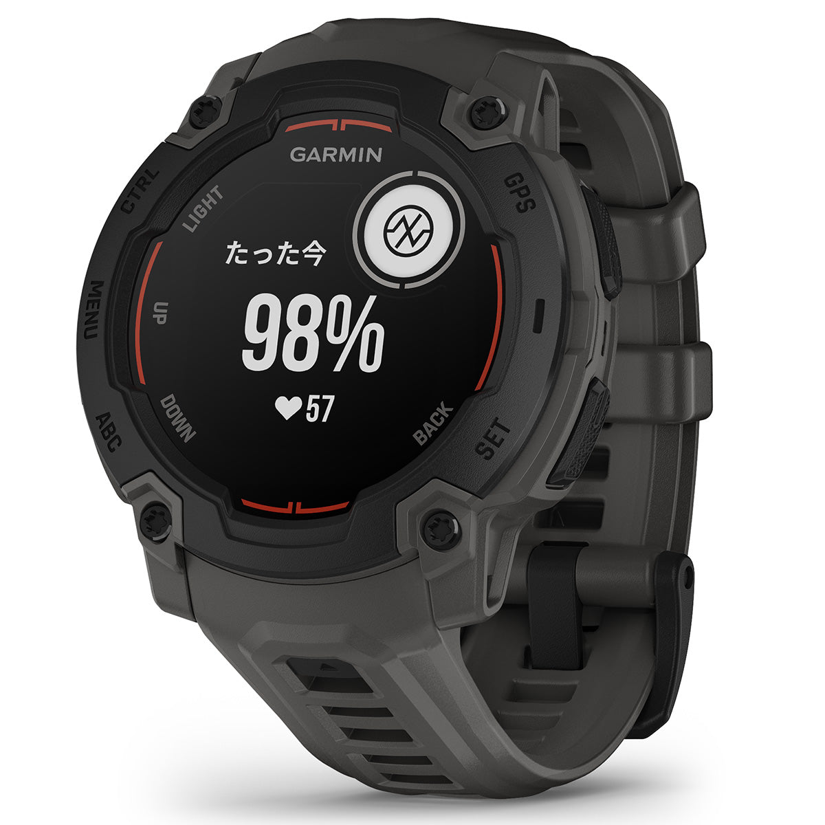 ガーミン GARMIN Instinct E 45mm インスティンクトE 45ミリ GPS スマートウォッチ アウトドア 腕時計 010-02933-12 Black/Charcoal【2025 新作】