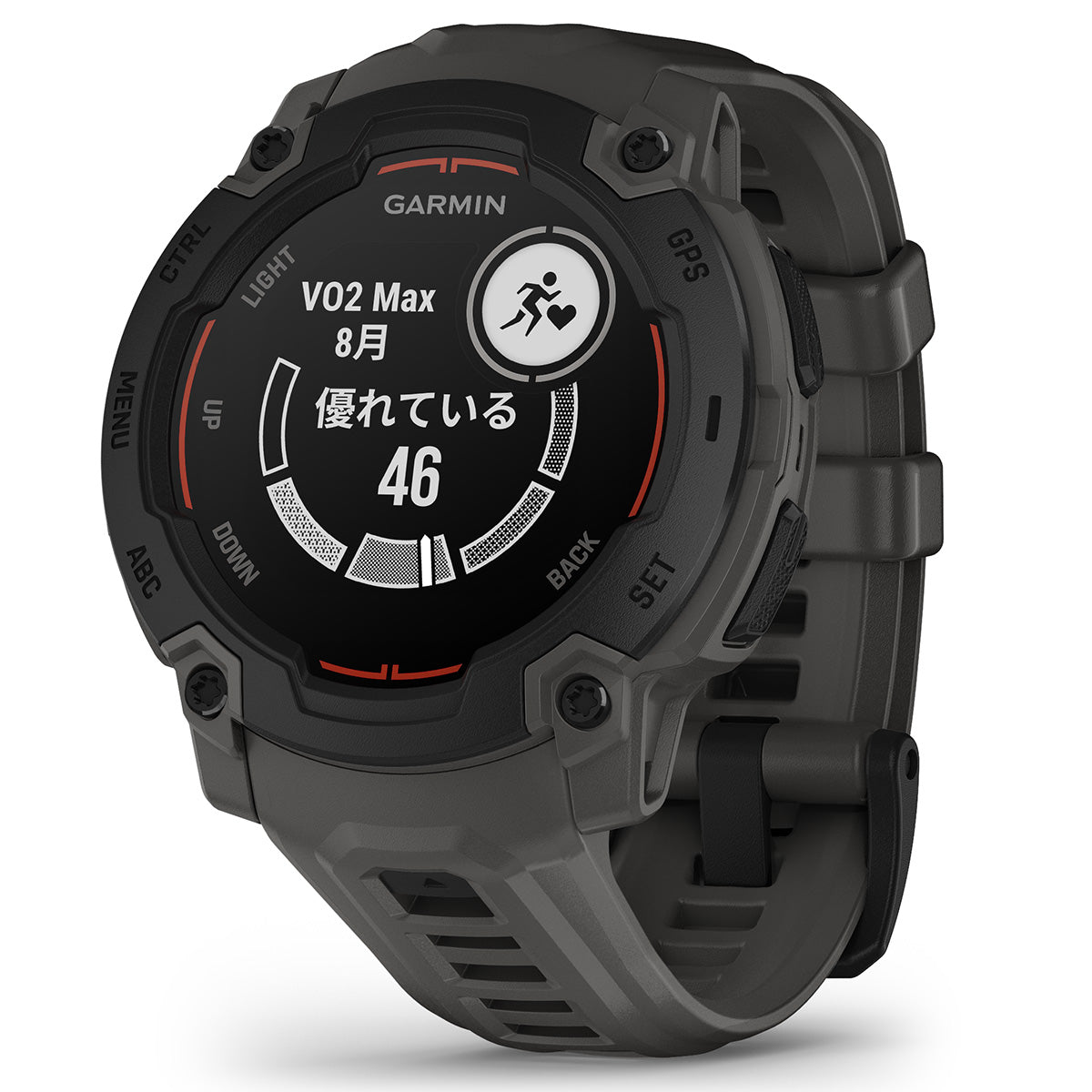 ガーミン GARMIN Instinct E 45mm インスティンクトE 45ミリ GPS スマートウォッチ アウトドア 腕時計 010-02933-12 Black/Charcoal【2025 新作】