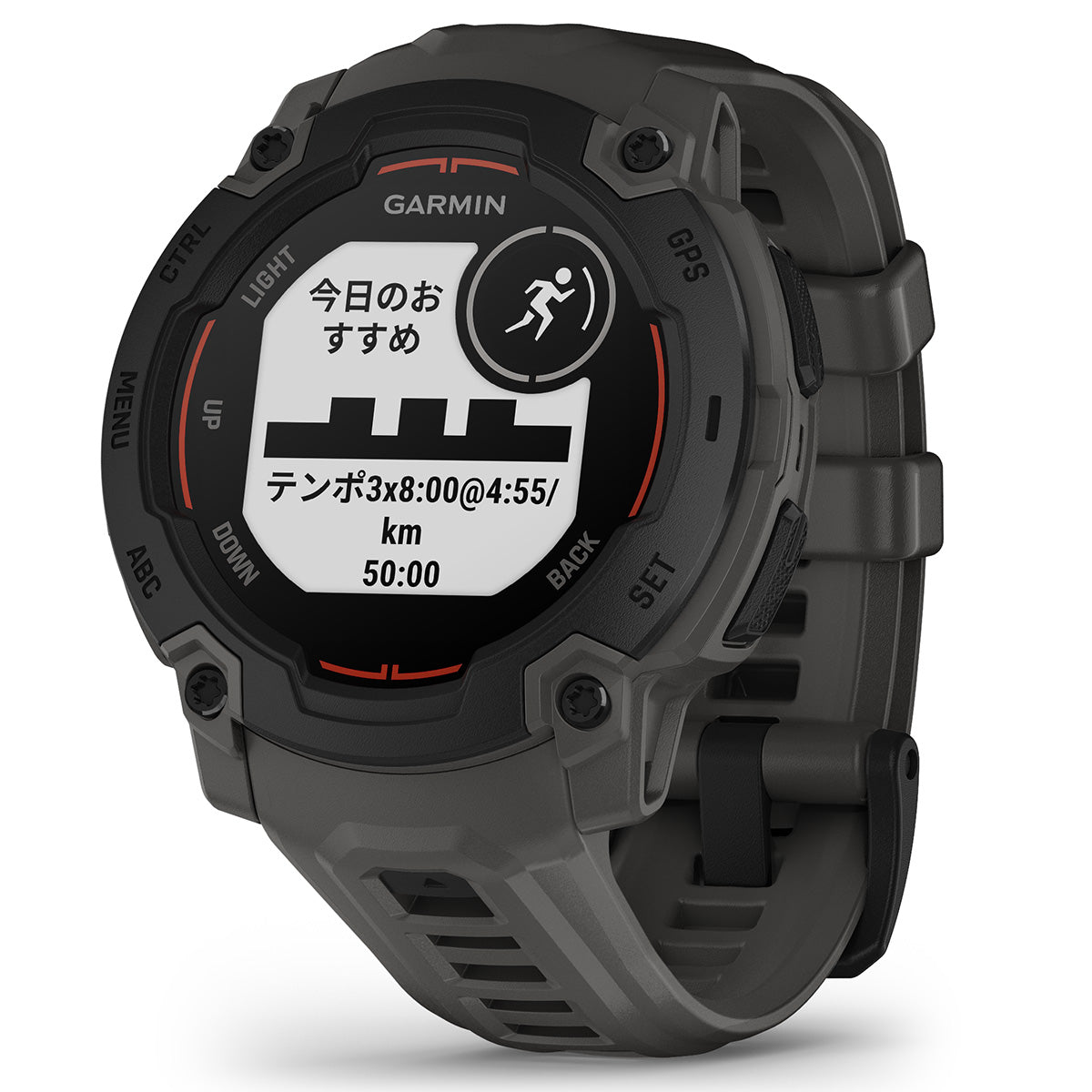 ガーミン GARMIN Instinct E 45mm インスティンクトE 45ミリ GPS スマートウォッチ アウトドア 腕時計 010-02933-12 Black/Charcoal【2025 新作】