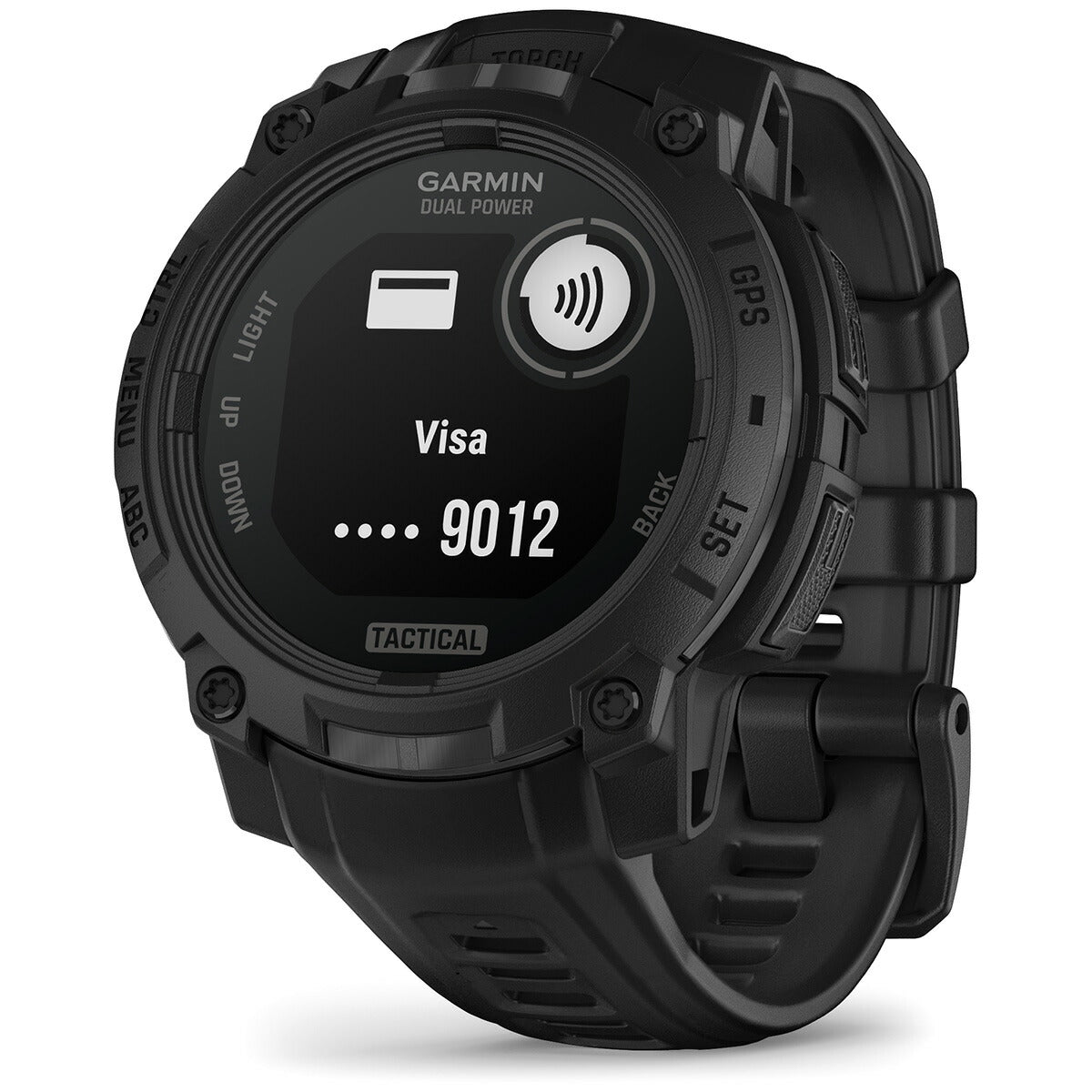 ガーミン GARMIN Instinct 3 Tactical Dual Power 45mm インスティンクト3 タクティカル デュアルパワー GPS スマートウォッチ アウトドア 腕時計 010-02934-80 Black【2025 新作】