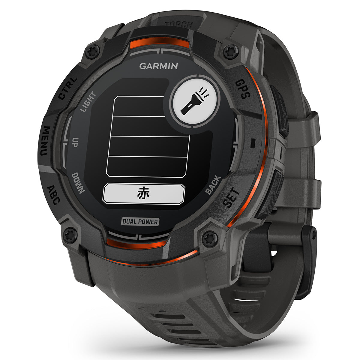 ガーミン GARMIN Instinct 3 Dual Power 50mm インスティンクト3 デュアルパワー 50ミリ GPS スマートウォッチ アウトドア 腕時計 010-02935-30 Black/Charcoal【2025 新作】