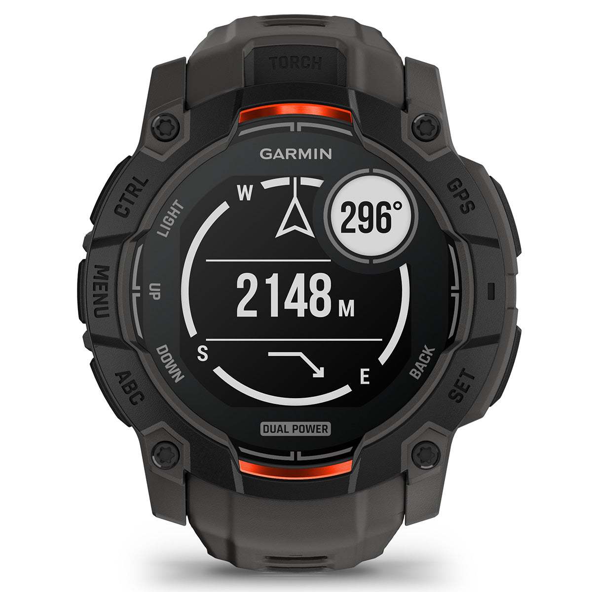 ガーミン GARMIN Instinct 3 Dual Power 50mm インスティンクト3 デュアルパワー 50ミリ GPS スマートウォッチ アウトドア 腕時計 010-02935-30 Black/Charcoal【2025 新作】