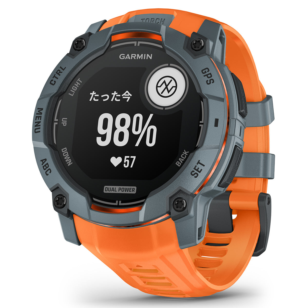 ガーミン GARMIN Instinct 3 Dual Power 50mm インスティンクト3 デュアルパワー 50ミリ GPS スマートウォッチ アウトドア 腕時計 010-02935-31 Twilight/Solstice【2025 新作】